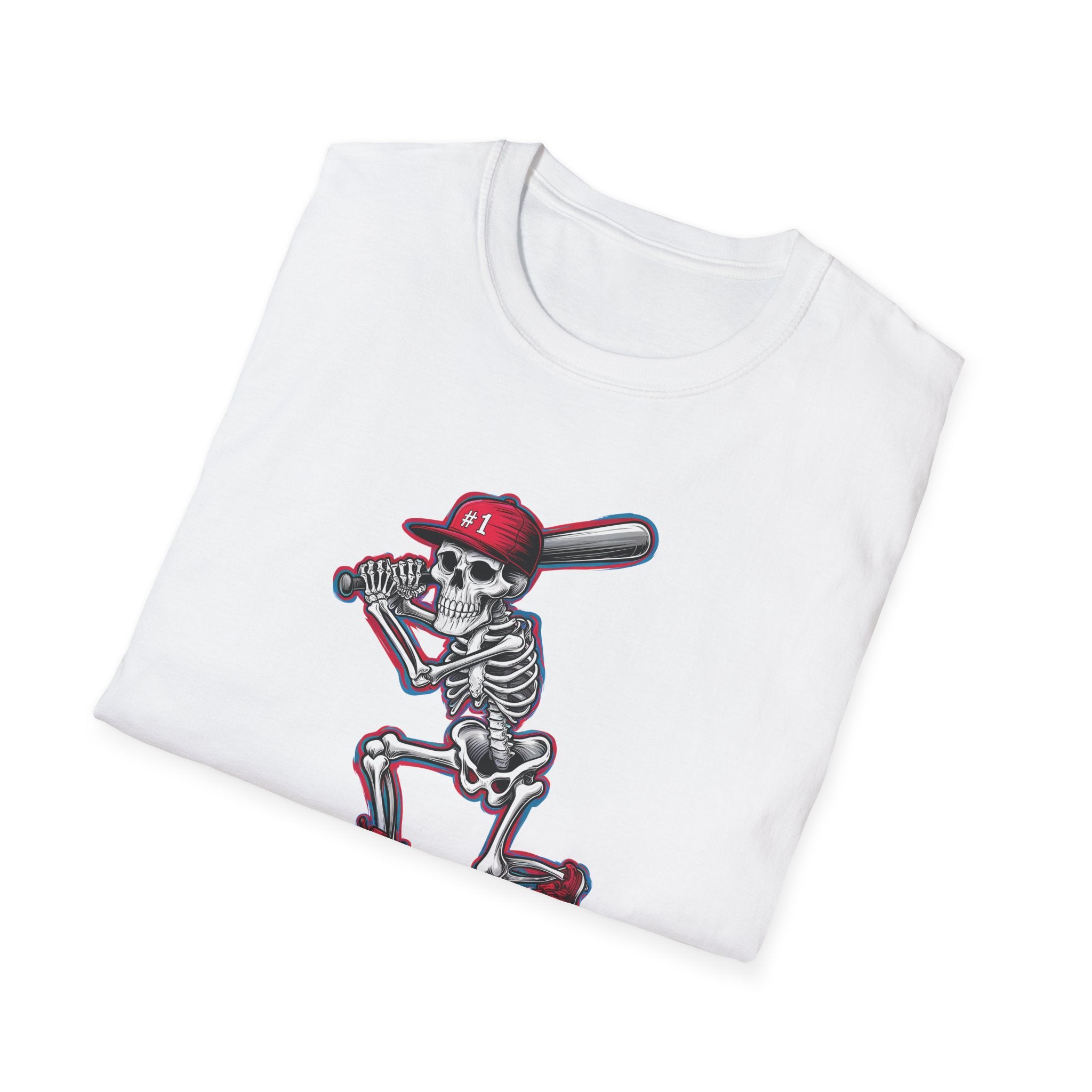 Skelly Baseball Dad Unisex Soft style T-Shirt