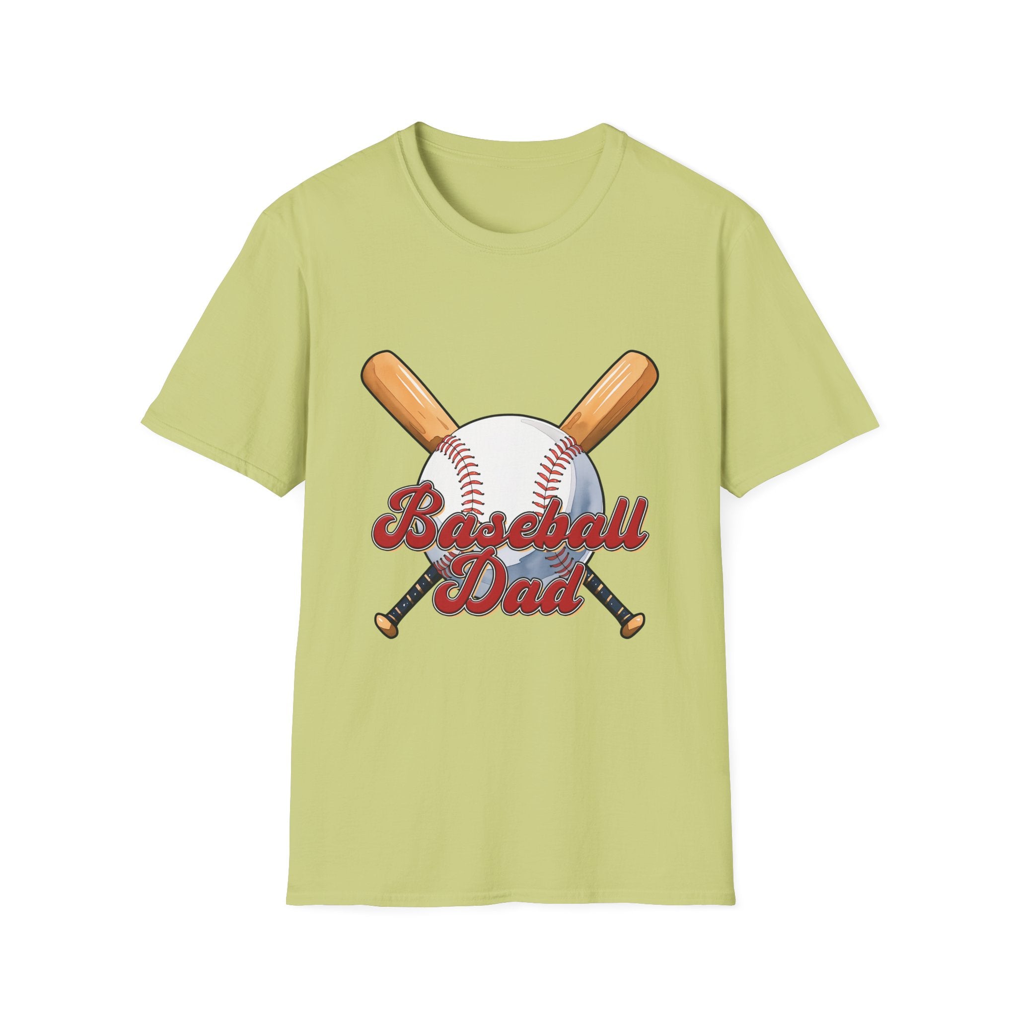 Baseball Dad Unisex Softstyle T-Shirt