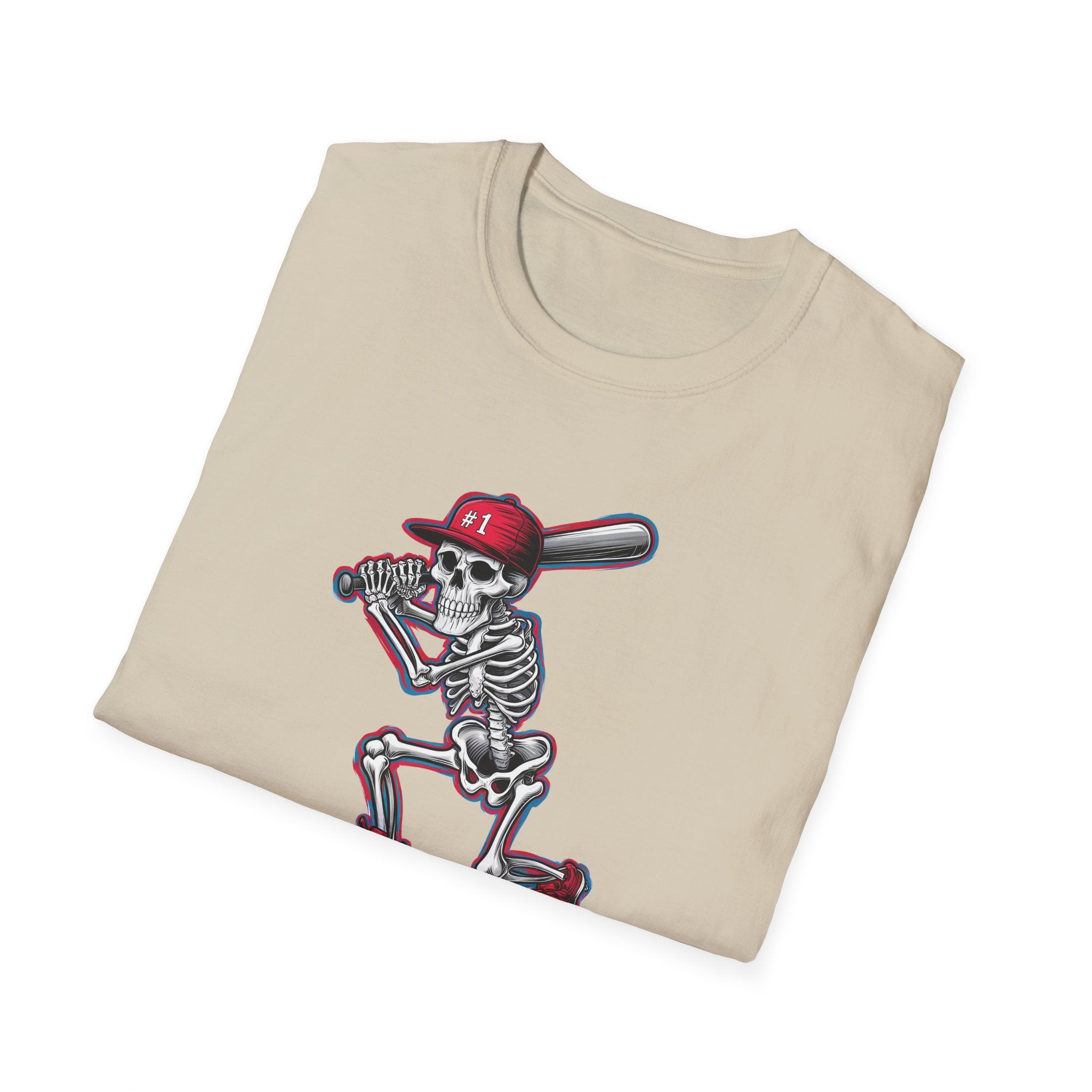 Skelly Baseball Dad Unisex Soft style T-Shirt