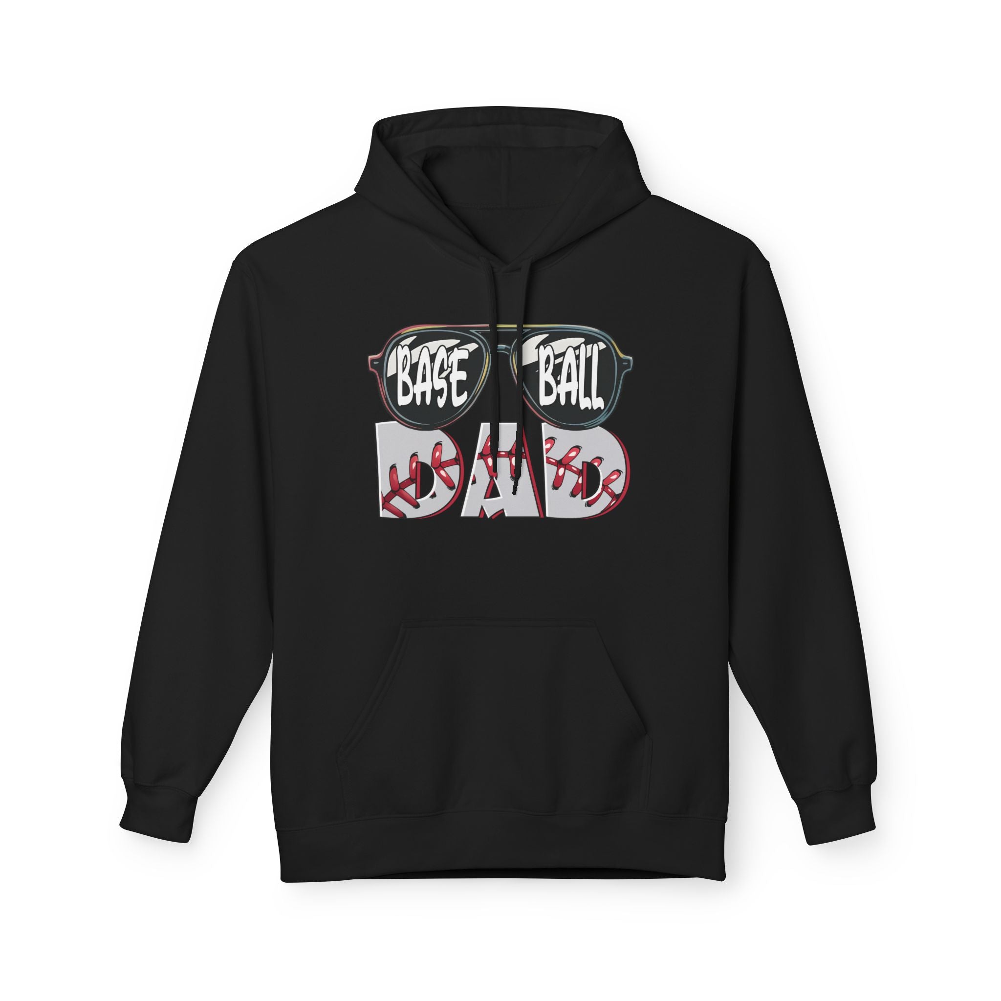Cool Baseball Dad Unisex Midweight Softstyle Fleece Hoodie