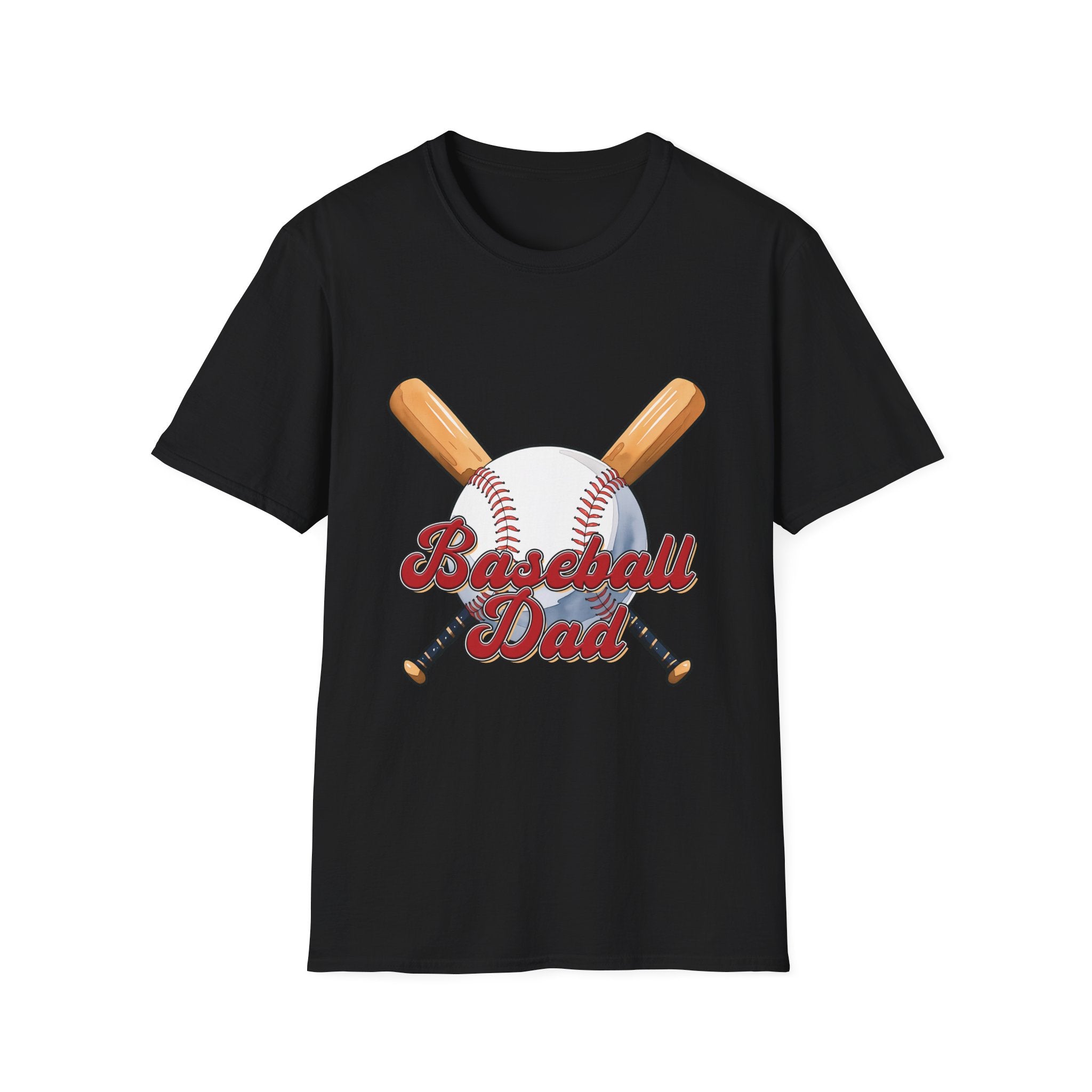 Baseball Dad Unisex Softstyle T-Shirt