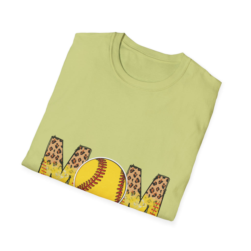 Softball Mom Unisex Softstyle T-Shirt
