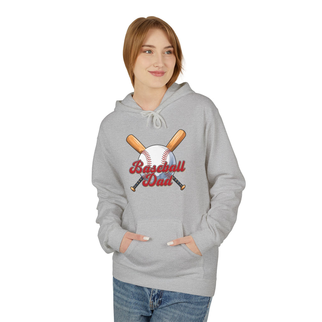 Baseball Dad Unisex Midweight Softstyle Fleece Hoodie