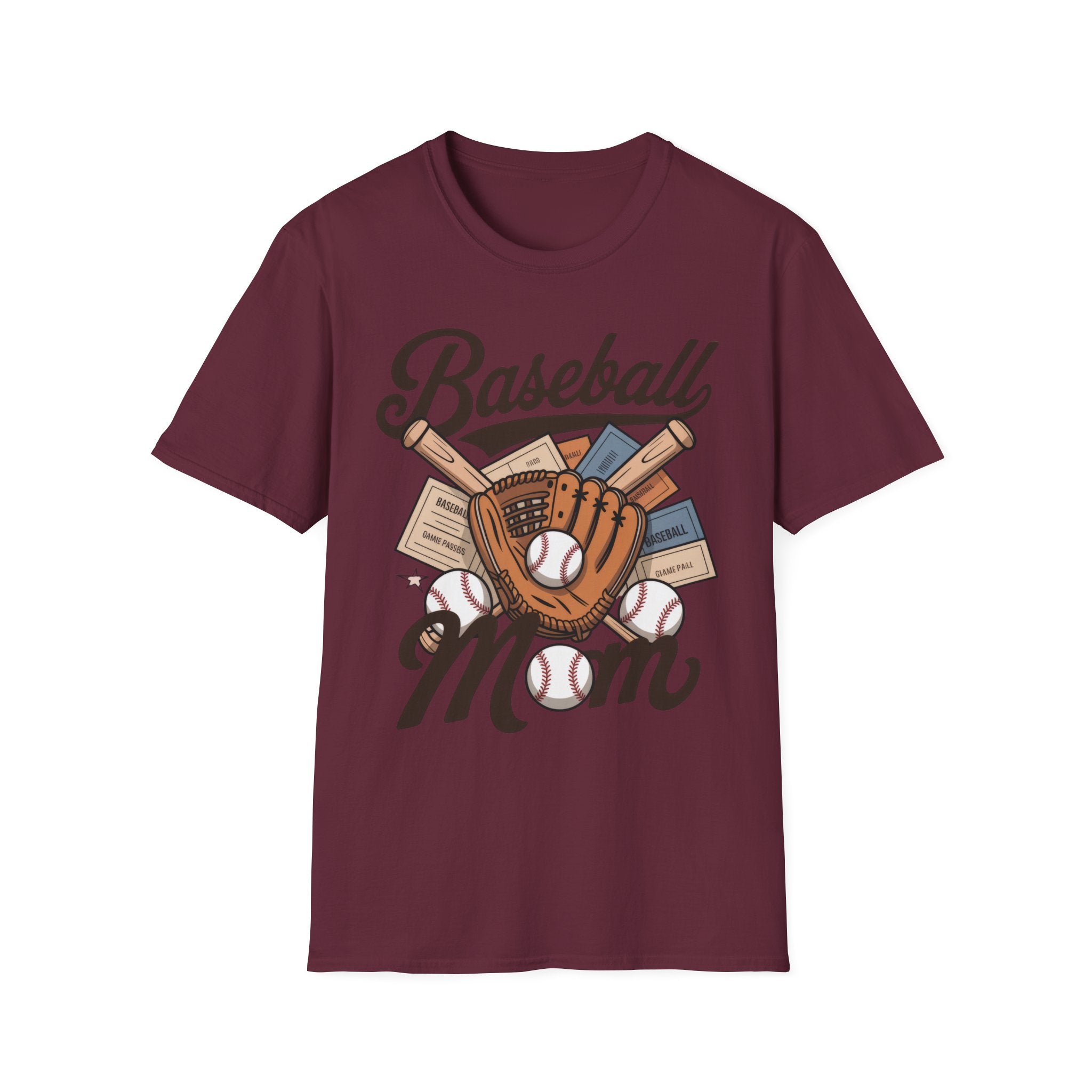 Reto Baseball Mom Unisex Softstyle T-Shirt