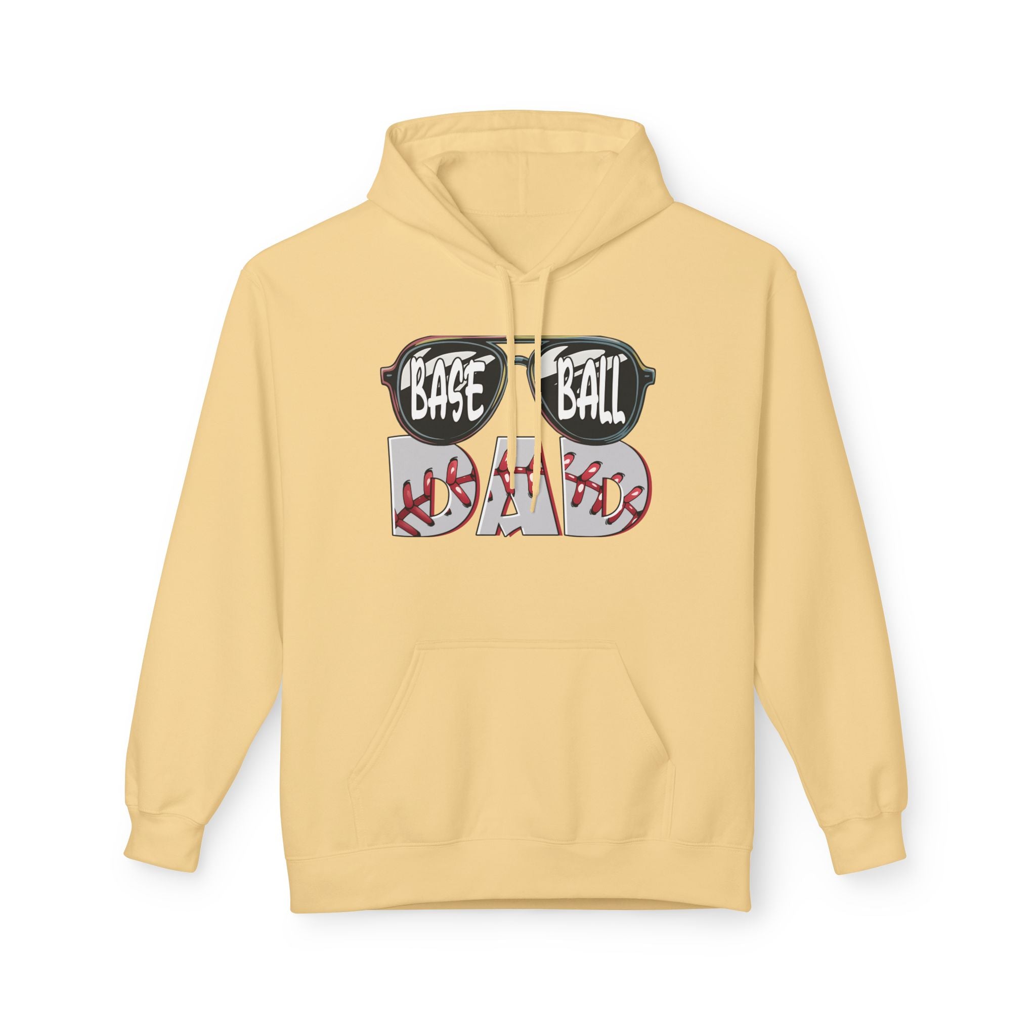 Cool Baseball Dad Unisex Midweight Softstyle Fleece Hoodie