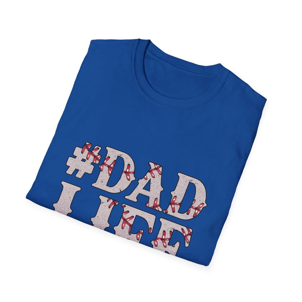 Dad Life Baseball Dad Unisex Softstyle T-Shirt