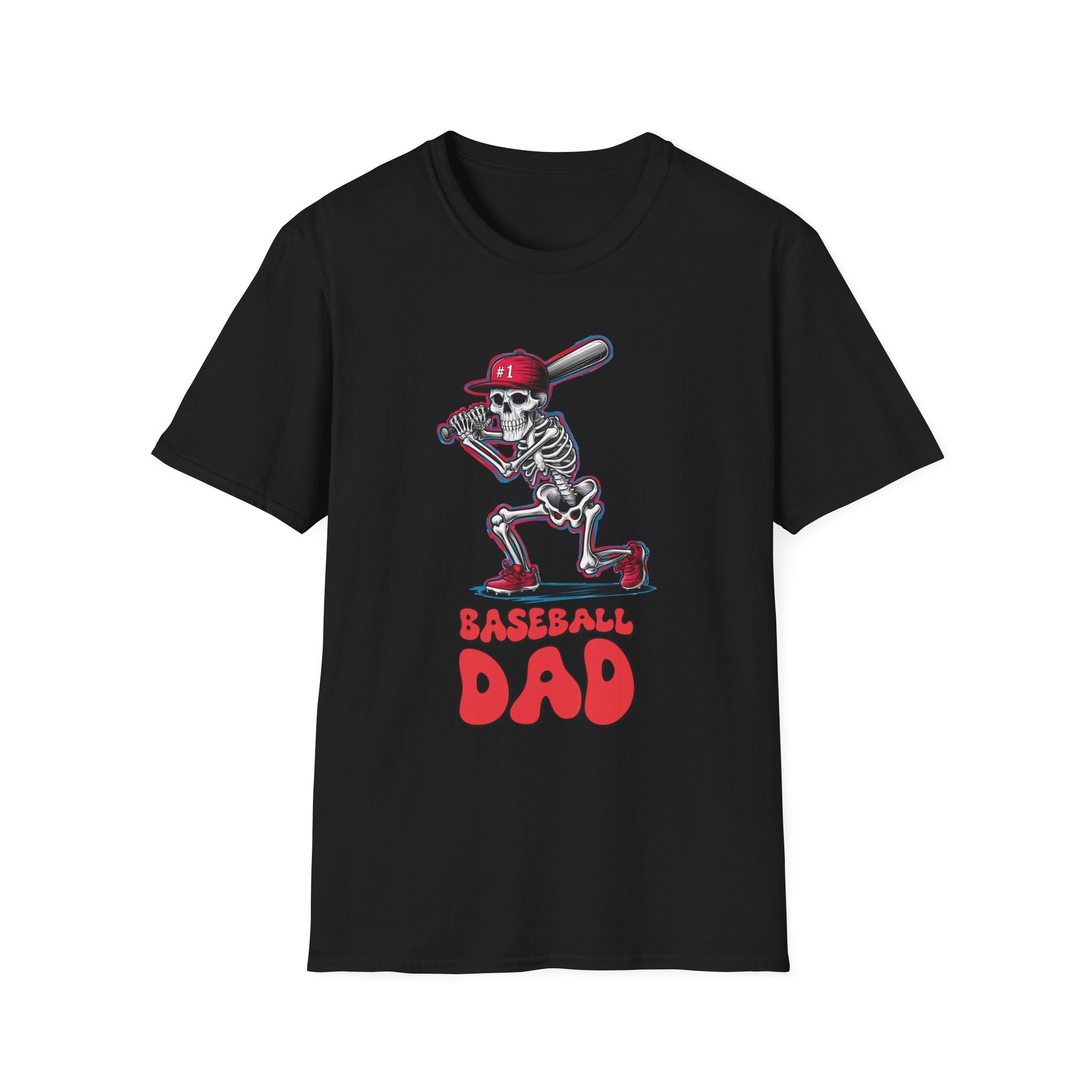 Skelly Baseball Dad Unisex Soft style T-Shirt
