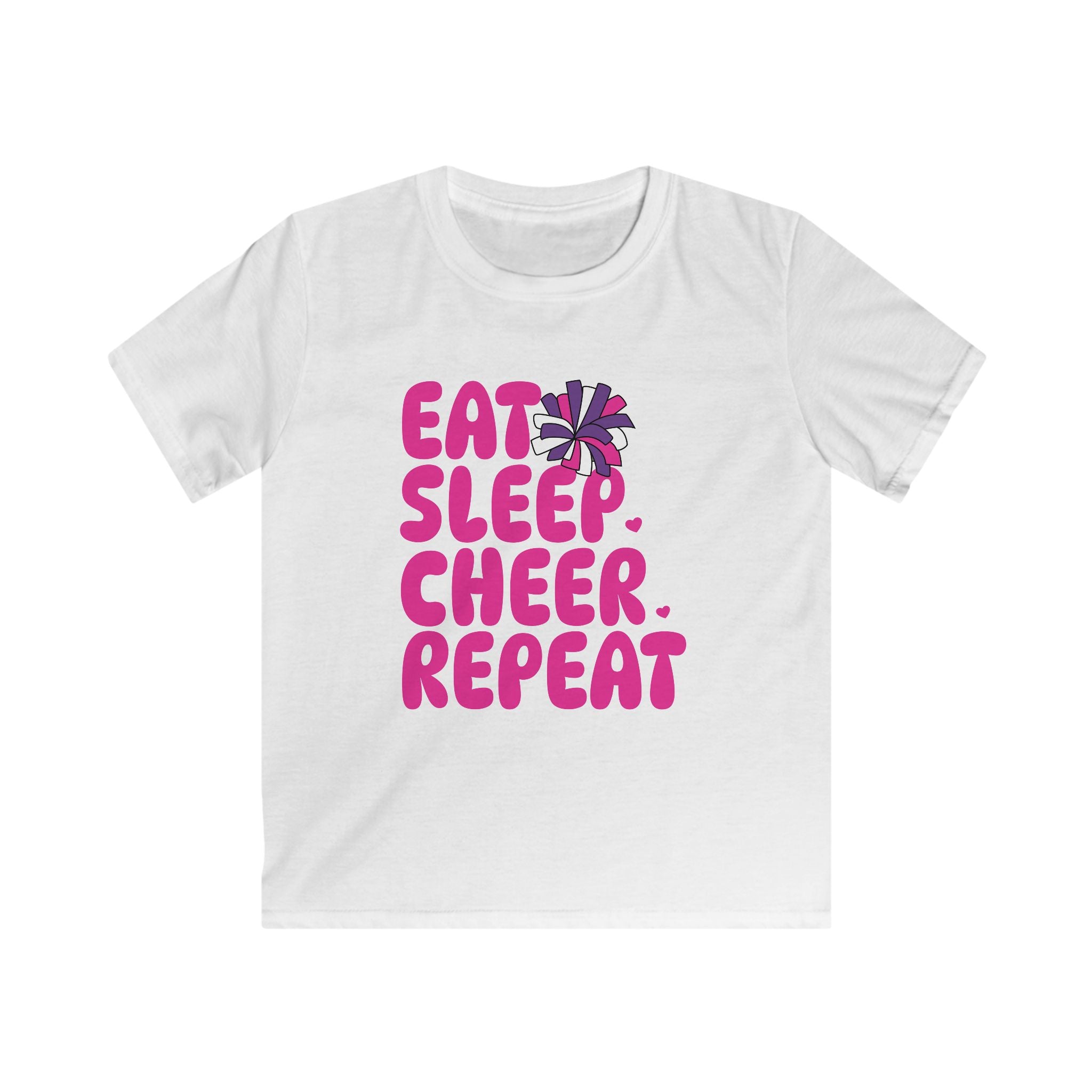 Eat Sleep Cheer Kids Tee