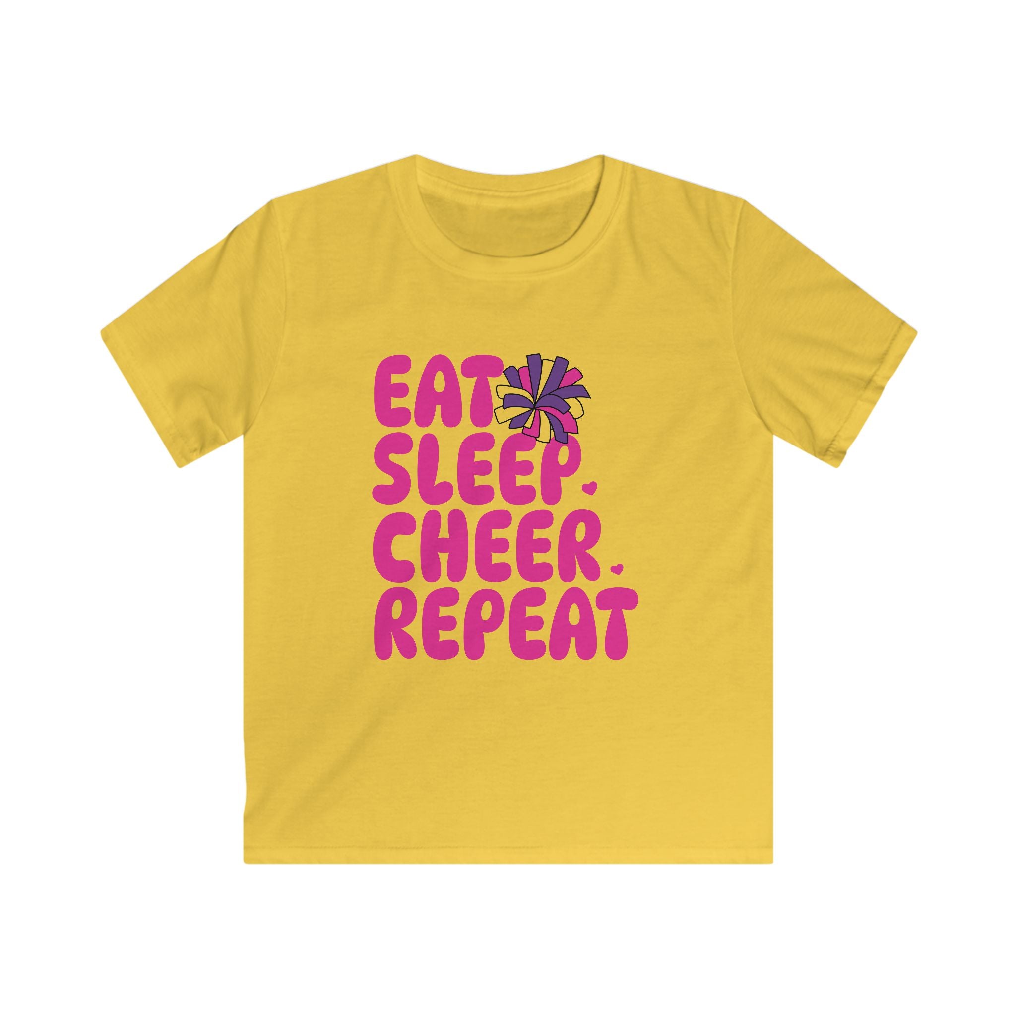 Eat Sleep Cheer Kids Tee