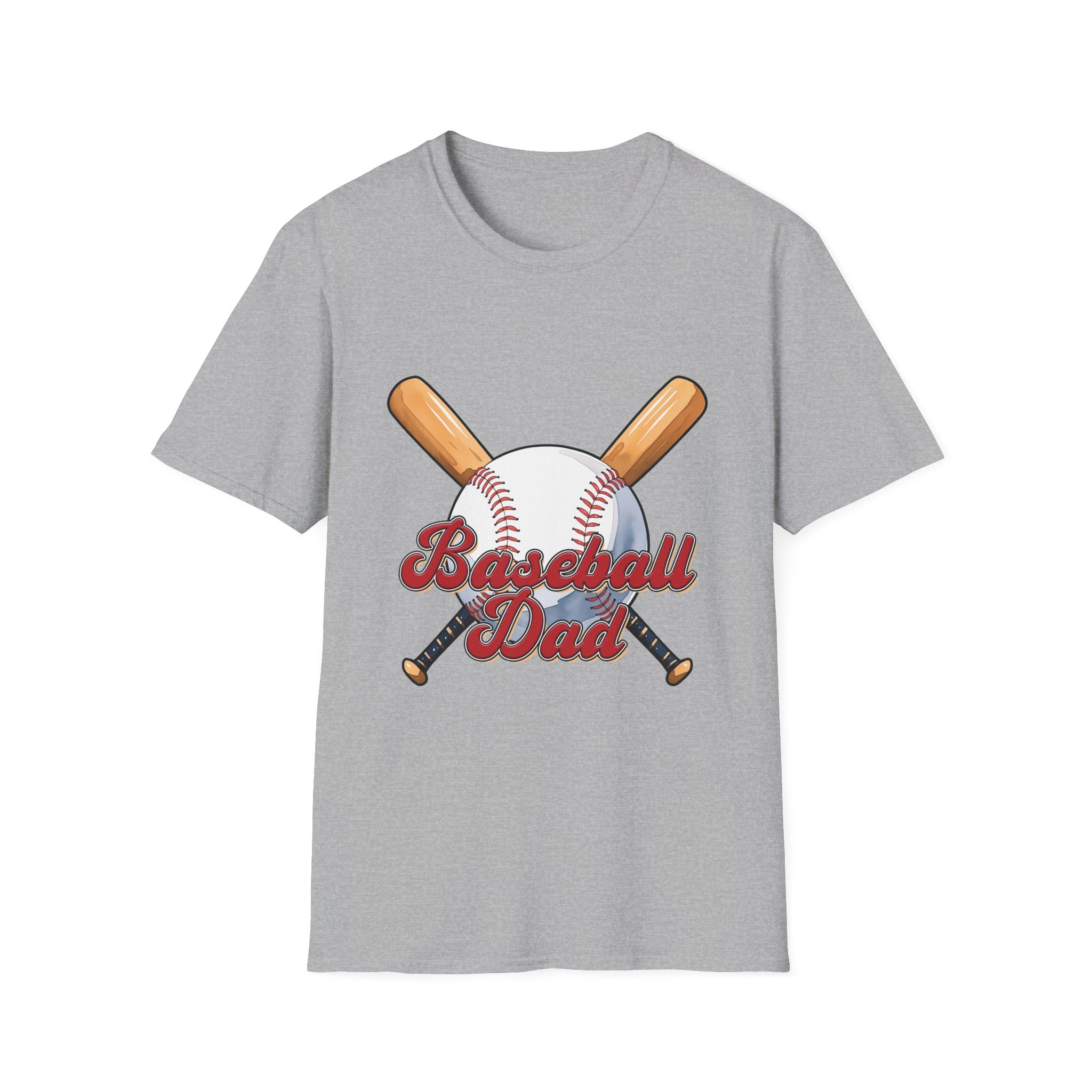 Baseball Dad Unisex Softstyle T-Shirt