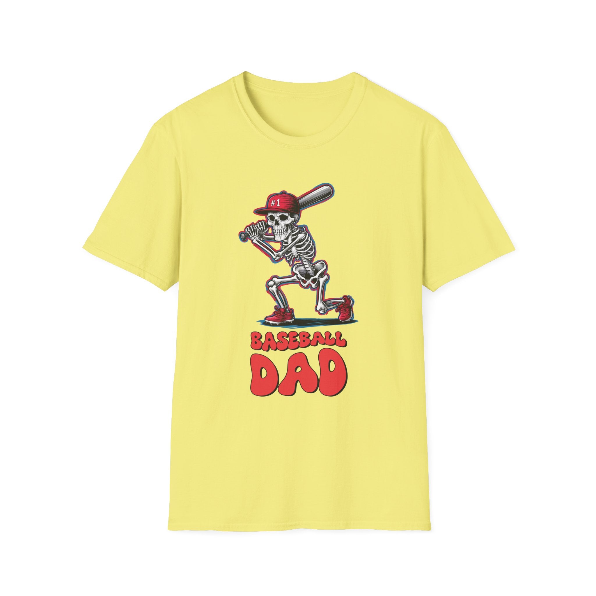 Skelly Baseball Dad Unisex Soft style T-Shirt