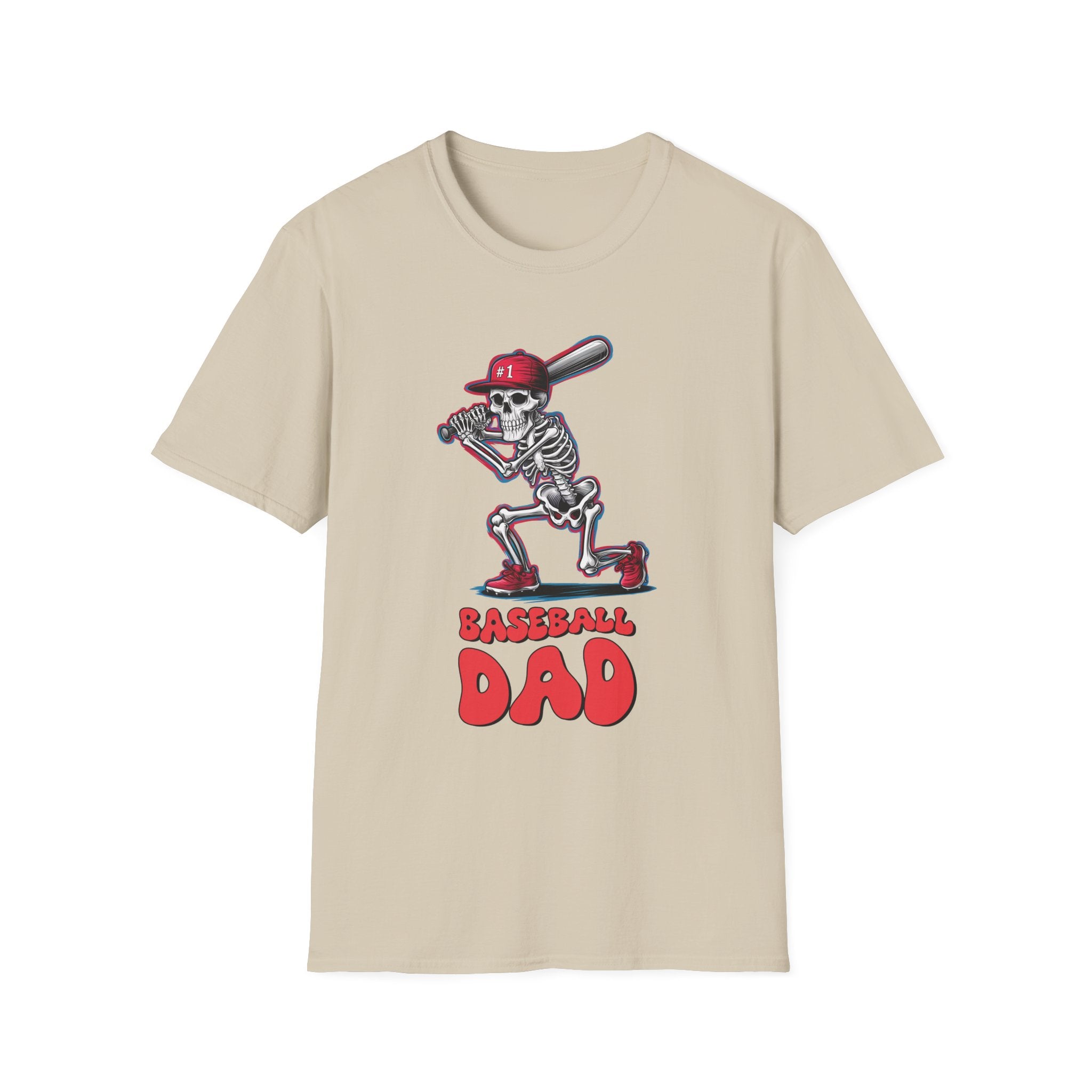 Skelly Baseball Dad Unisex Soft style T-Shirt