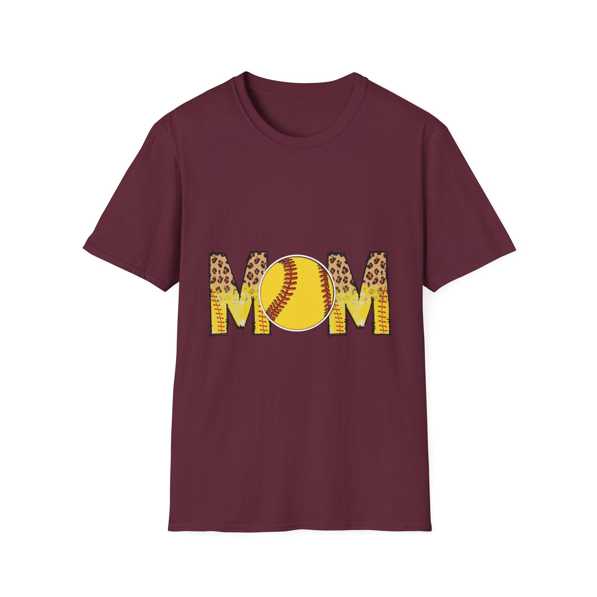 Softball Mom Unisex Softstyle T-Shirt
