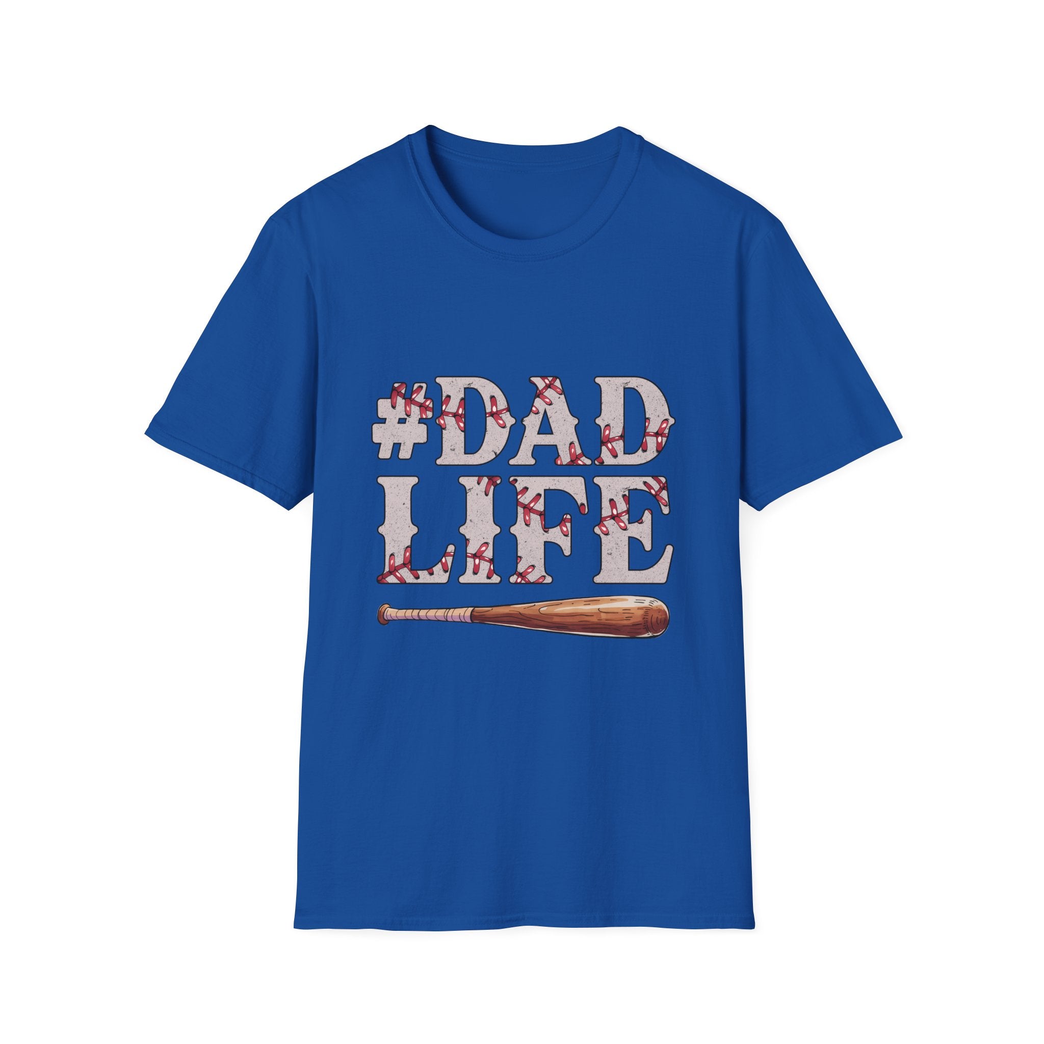Dad Life Baseball Dad Unisex Softstyle T-Shirt