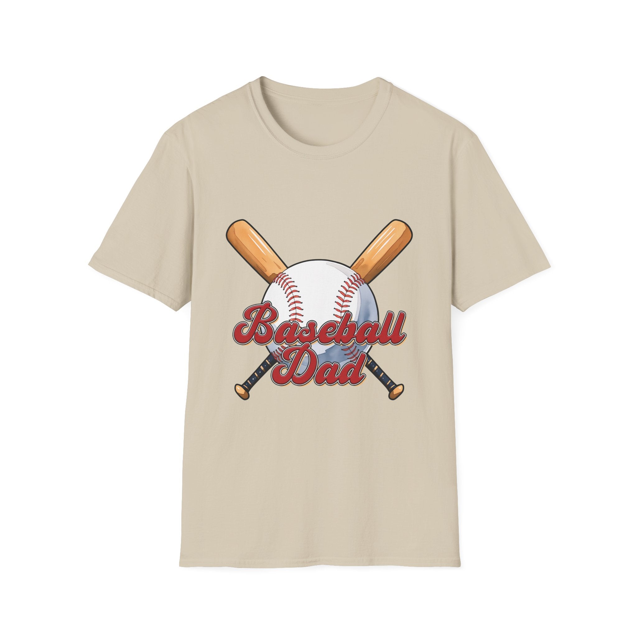 Baseball Dad Unisex Softstyle T-Shirt