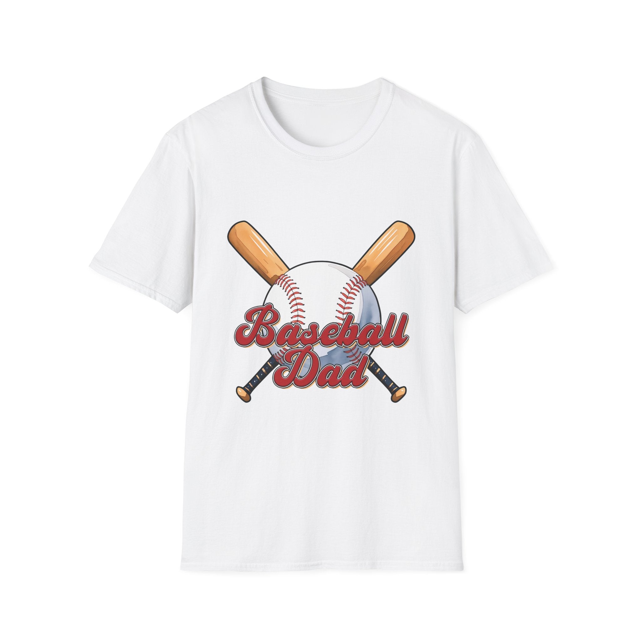 Baseball Dad Unisex Softstyle T-Shirt