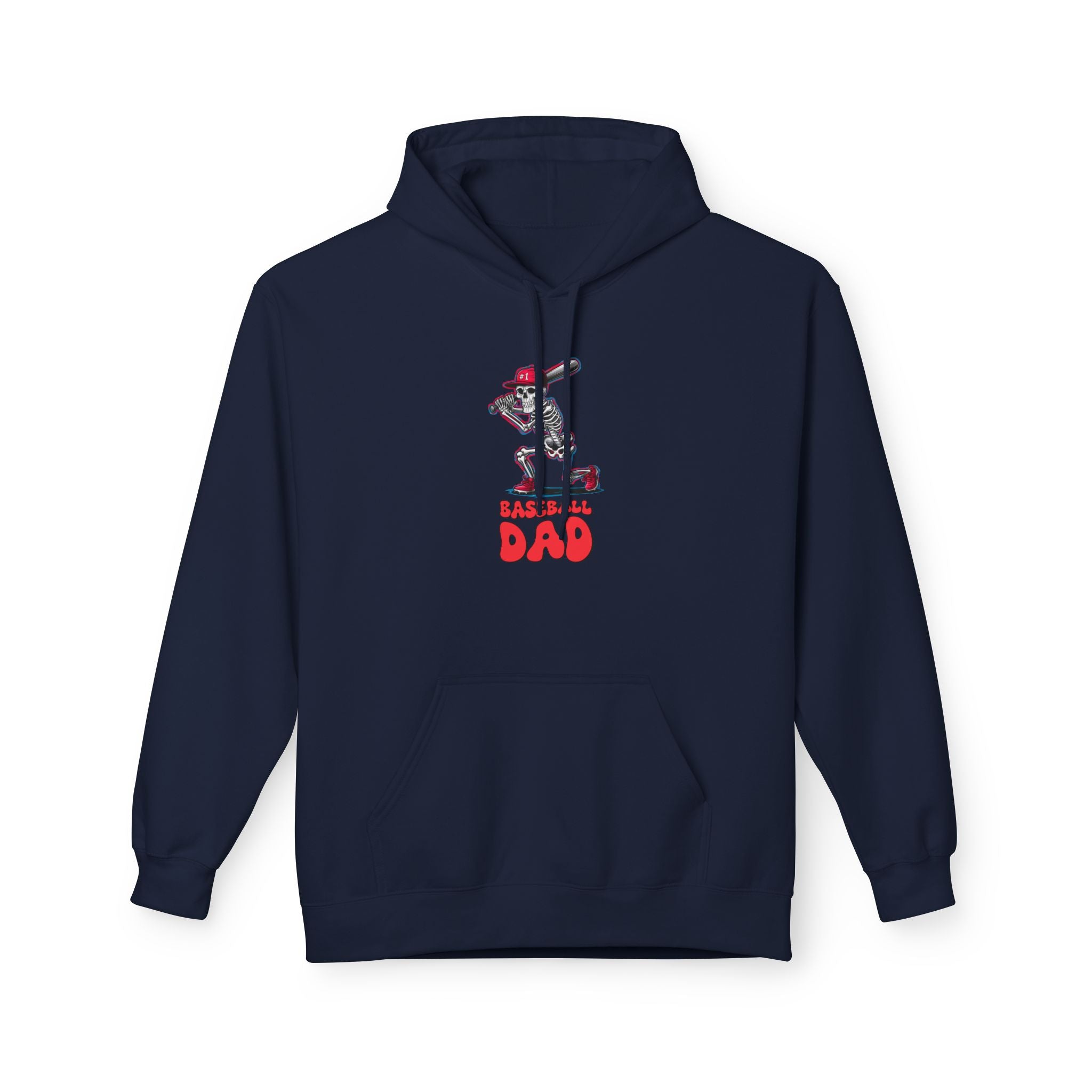 Skelly Baseball Dad Unisex Midweight Softstyle Fleece Hoodie