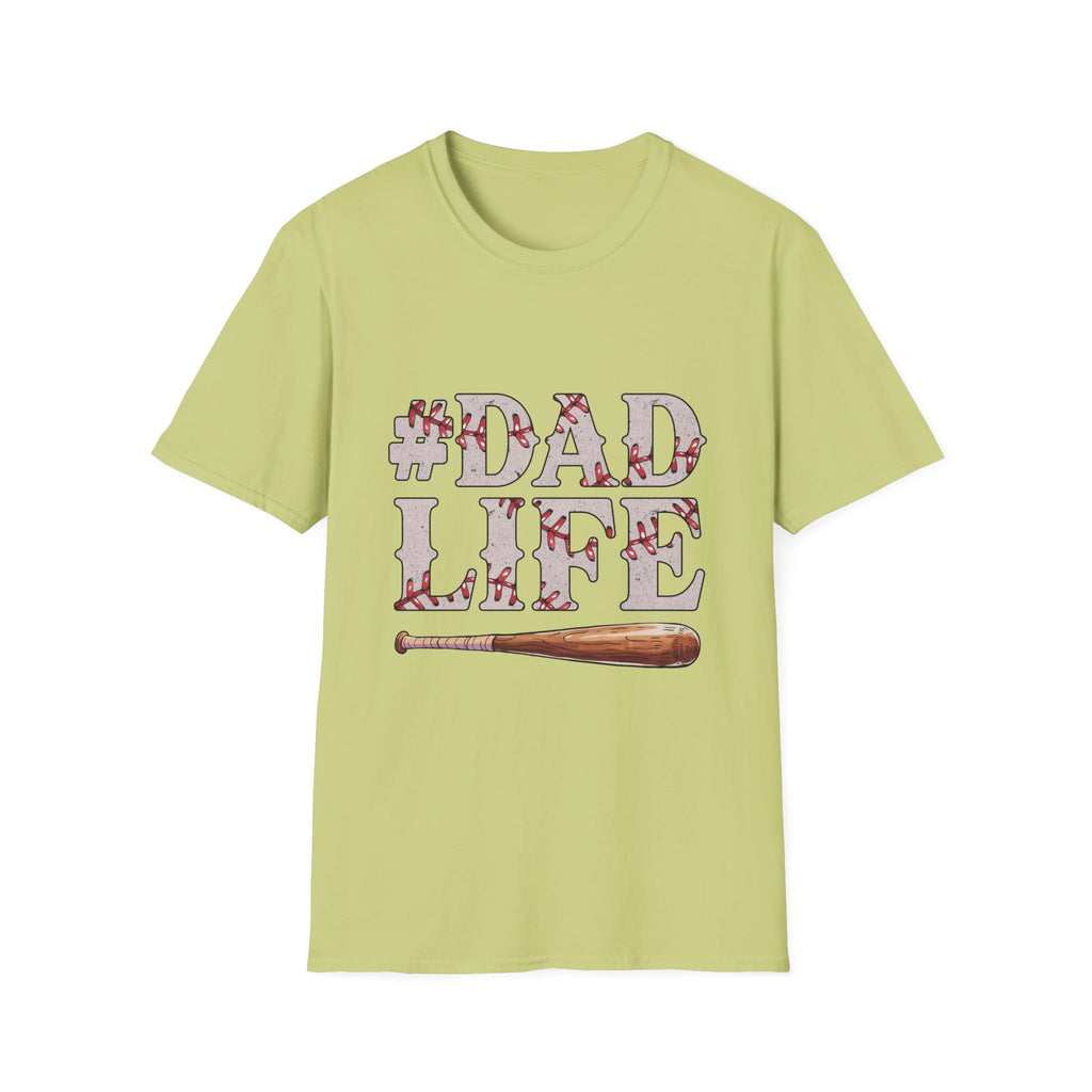 Dad Life Baseball Dad Unisex Softstyle T-Shirt
