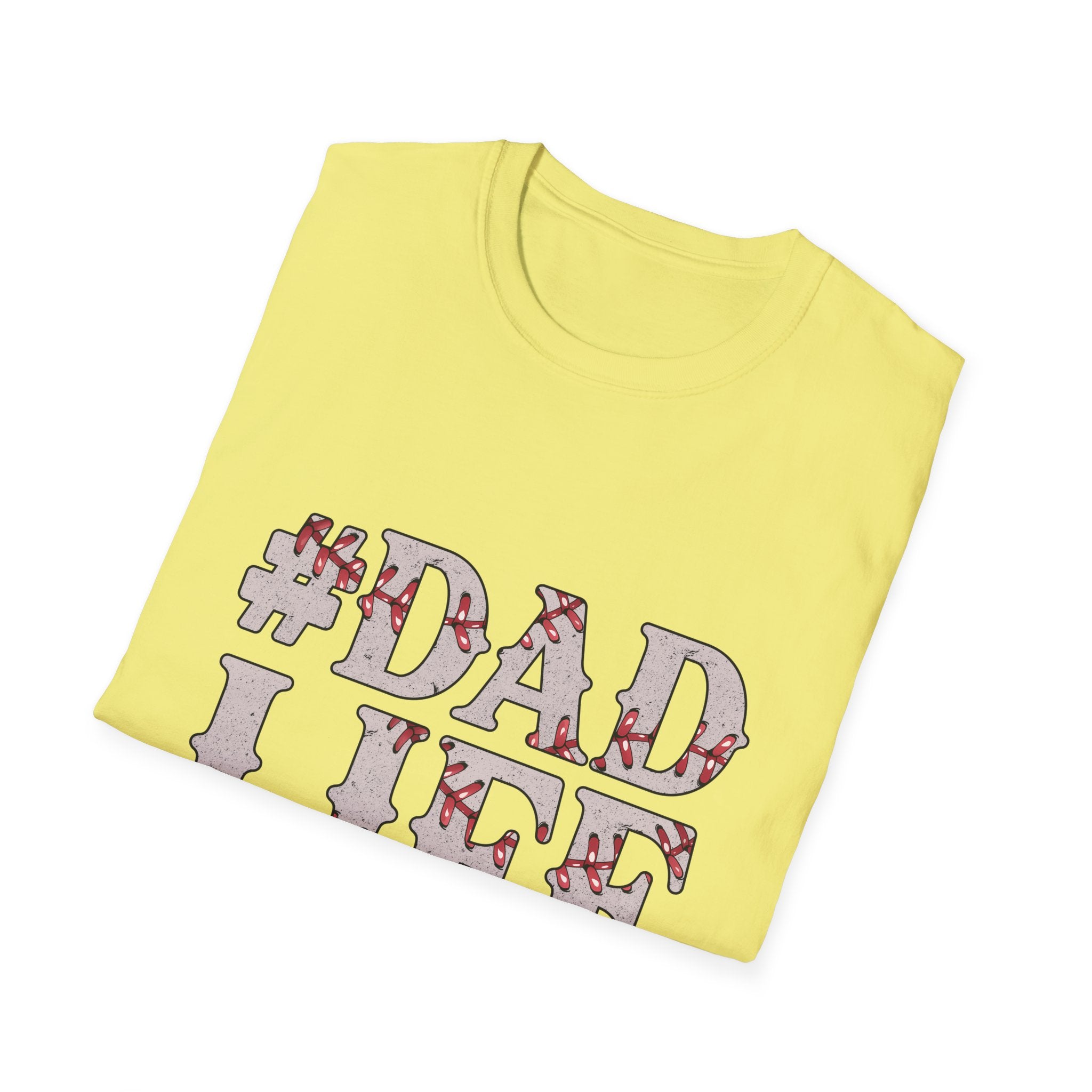 Dad Life Baseball Dad Unisex Softstyle T-Shirt