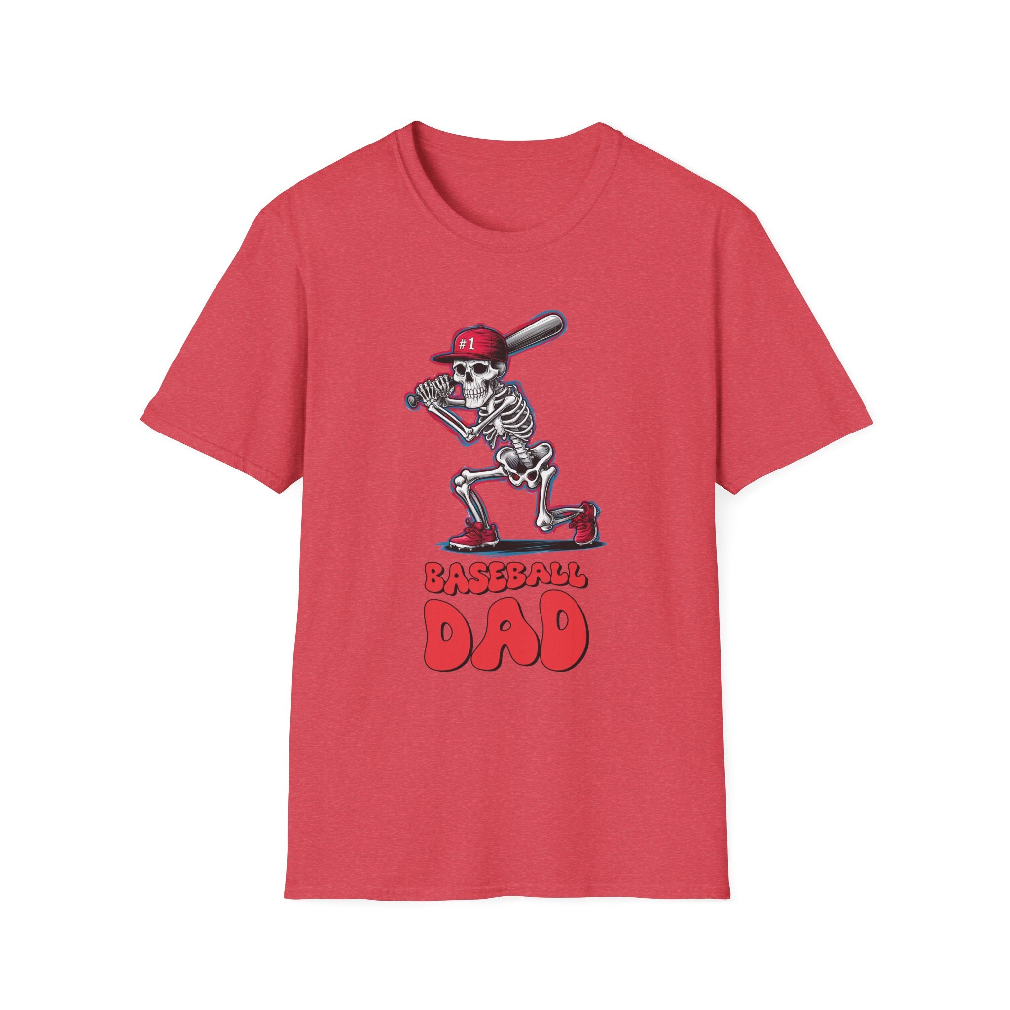 Skelly Baseball Dad Unisex Soft style T-Shirt