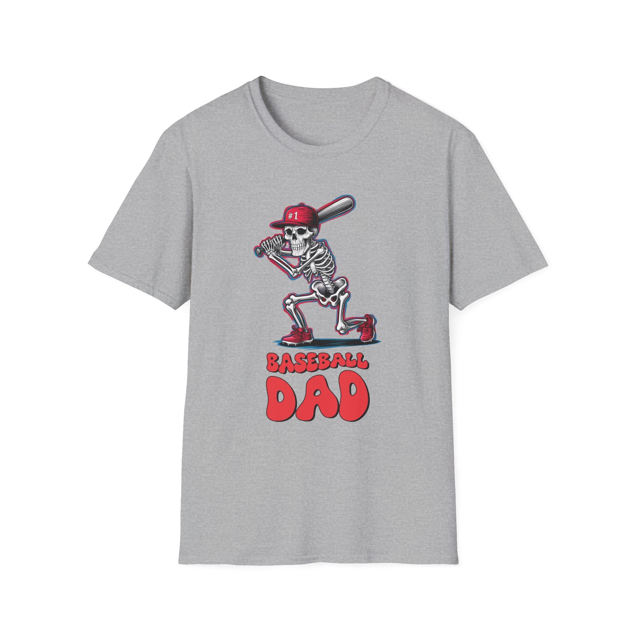 Skelly Baseball Dad Unisex Soft style T-Shirt