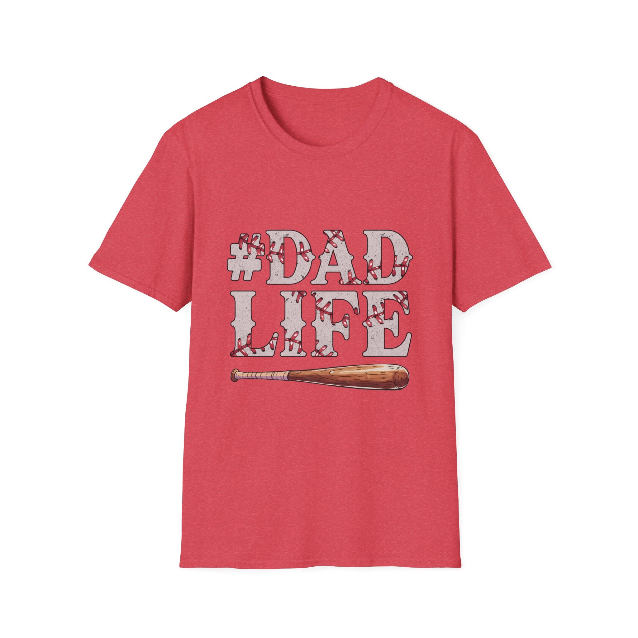 Dad Life Baseball Dad Unisex Softstyle T-Shirt
