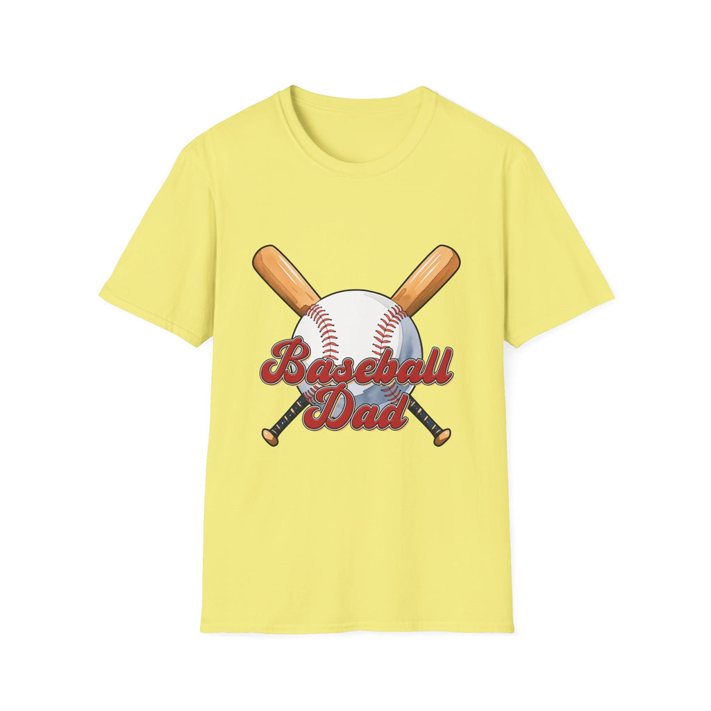 Baseball Dad Unisex Softstyle T-Shirt
