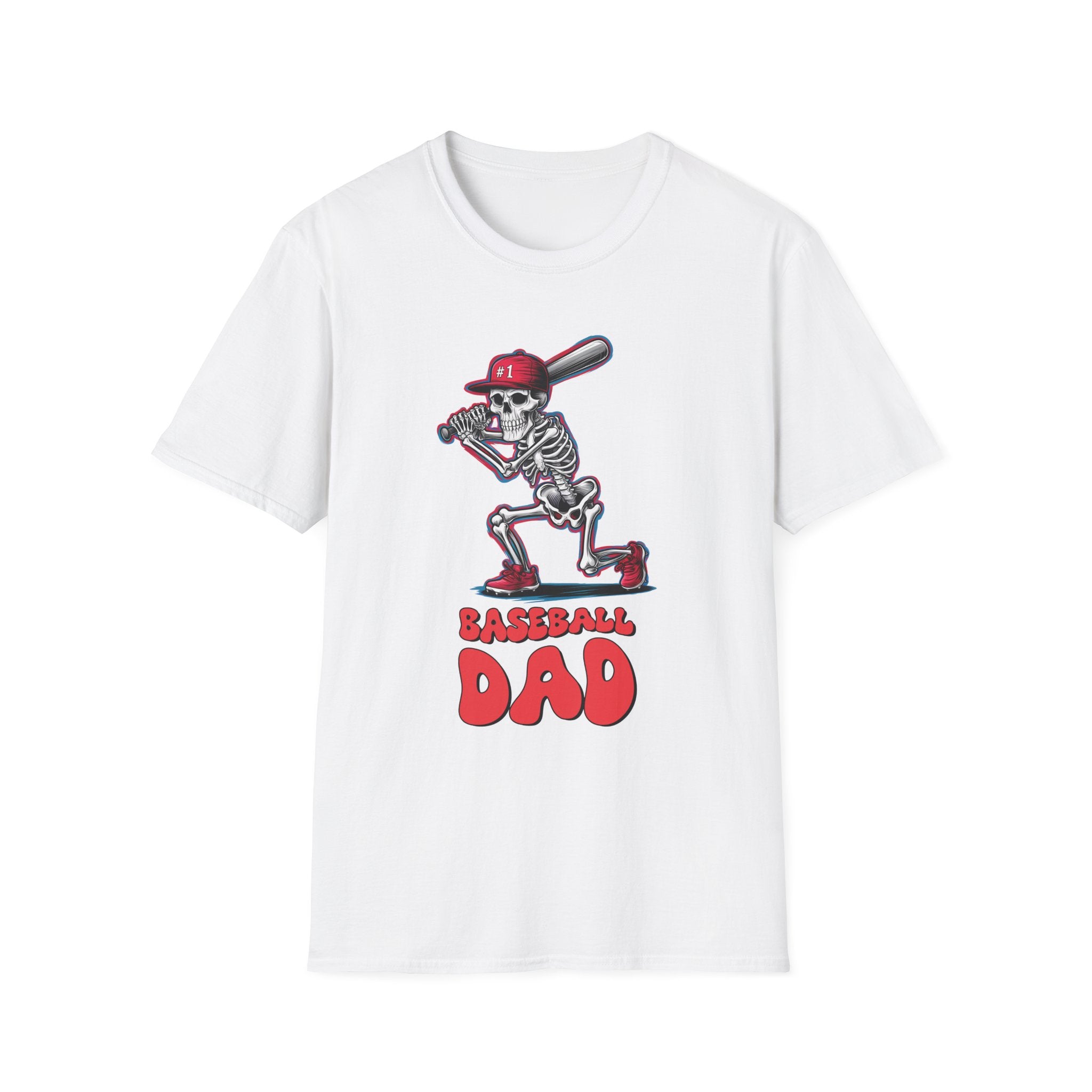 Skelly Baseball Dad Unisex Soft style T-Shirt
