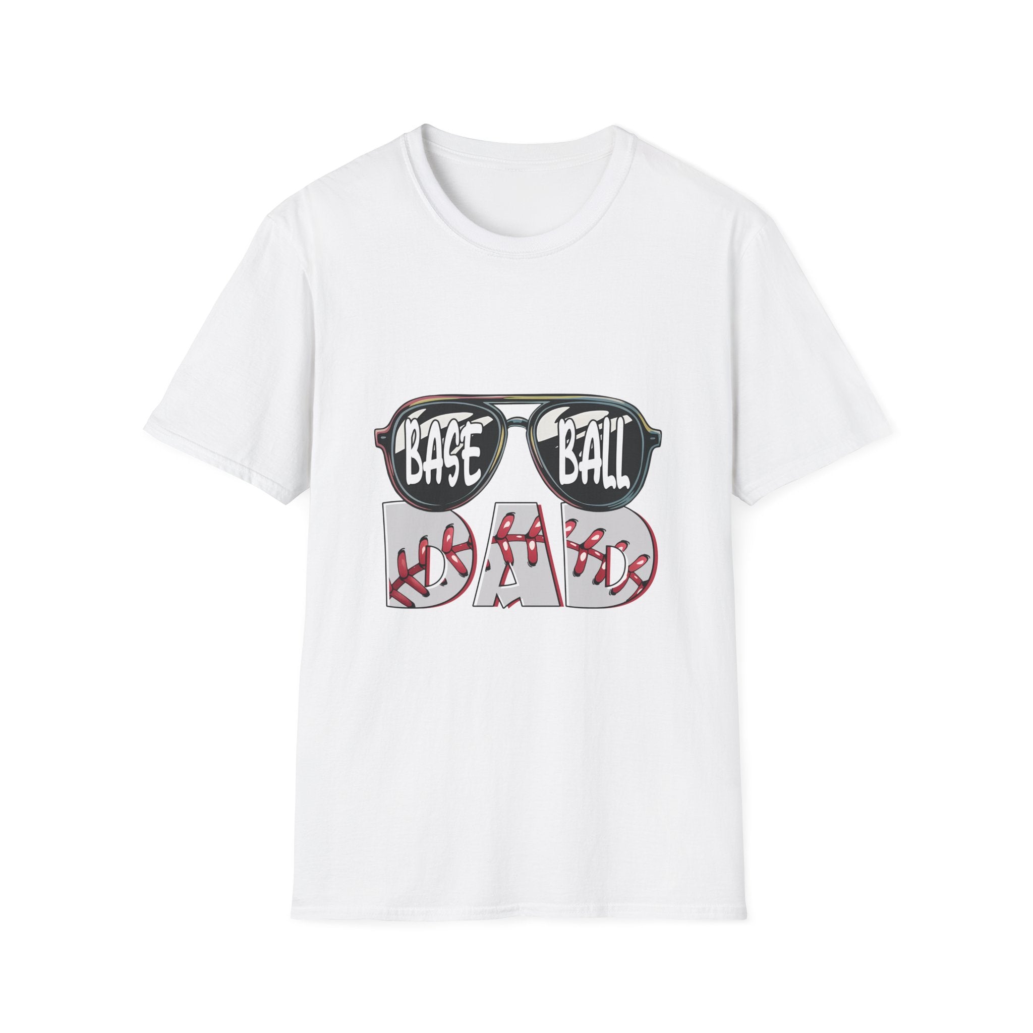 Cool Dad Baseball Dad Unisex Softstyle T-Shirt