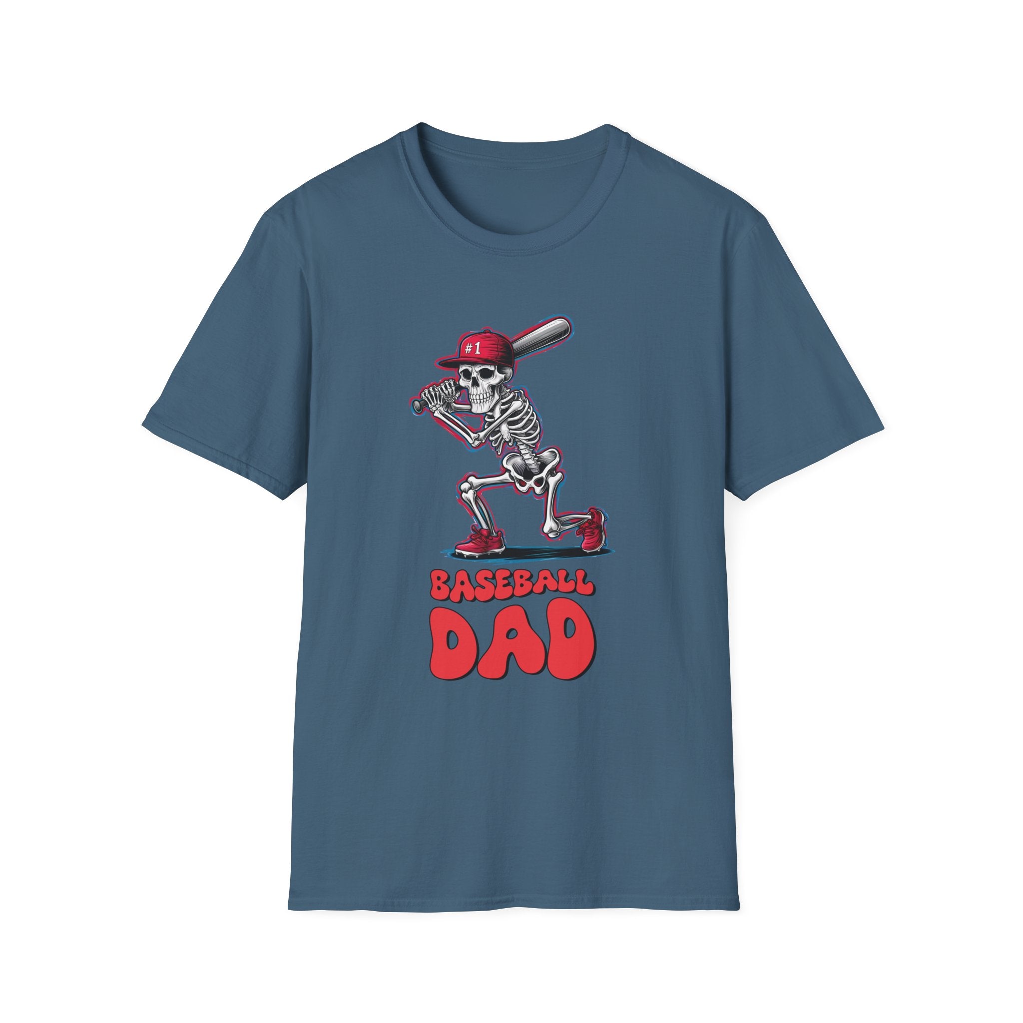 Skelly Baseball Dad Unisex Soft style T-Shirt