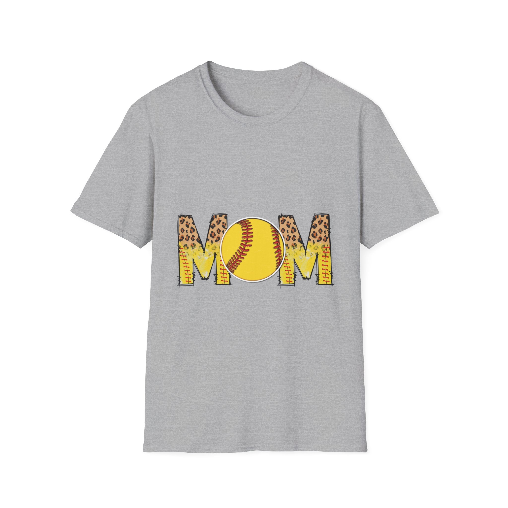 Softball Mom Unisex Softstyle T-Shirt