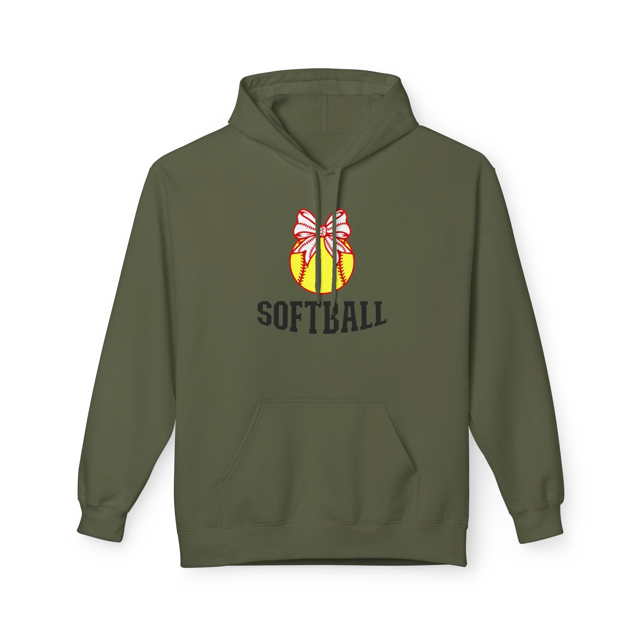 Softball Unisex Midweight Softstyle Fleece Hoodie