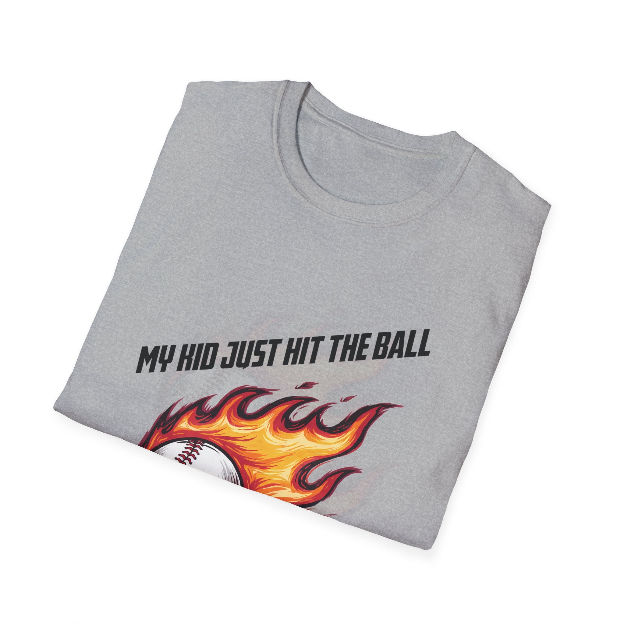 My Kid Can Hit Unisex Soft style T-Shirt