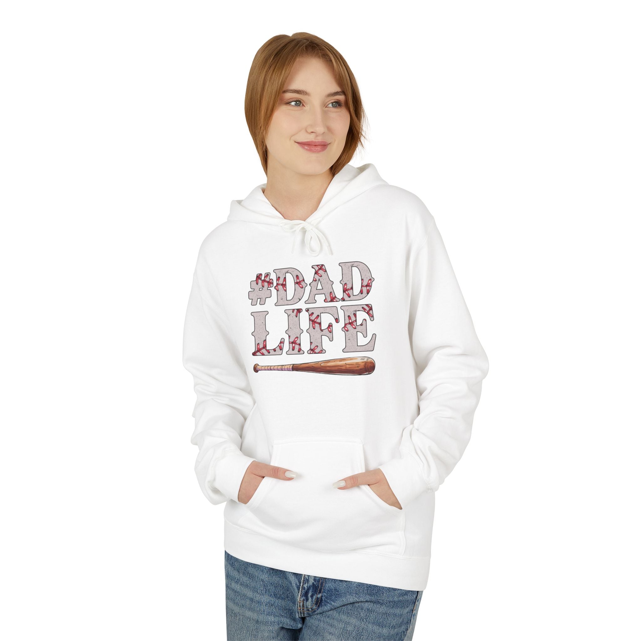 Dad Life Unisex Midweight Softstyle Fleece Hoodie