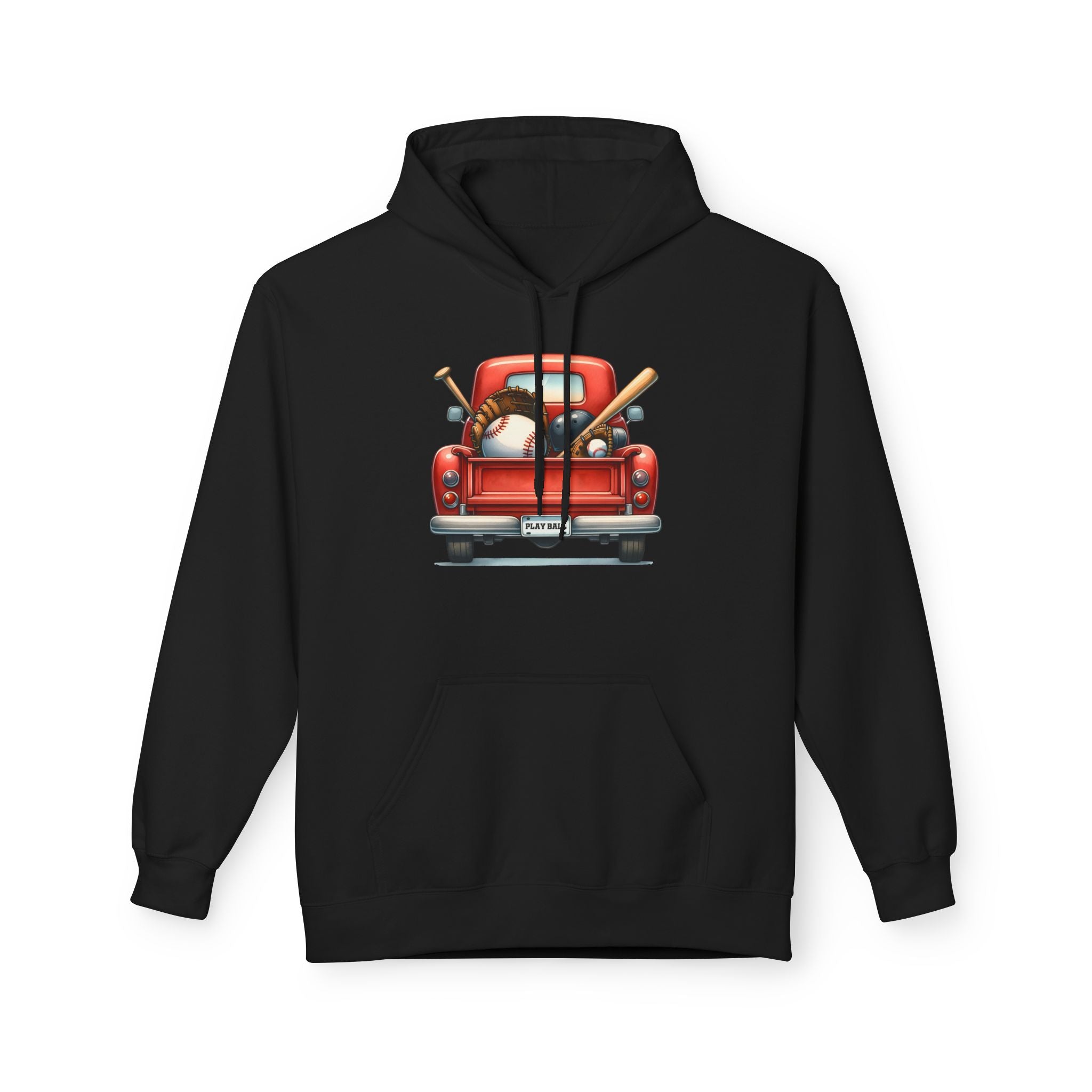 Baseball Truck Unisex Midweight Softstyle Fleece Hoodie