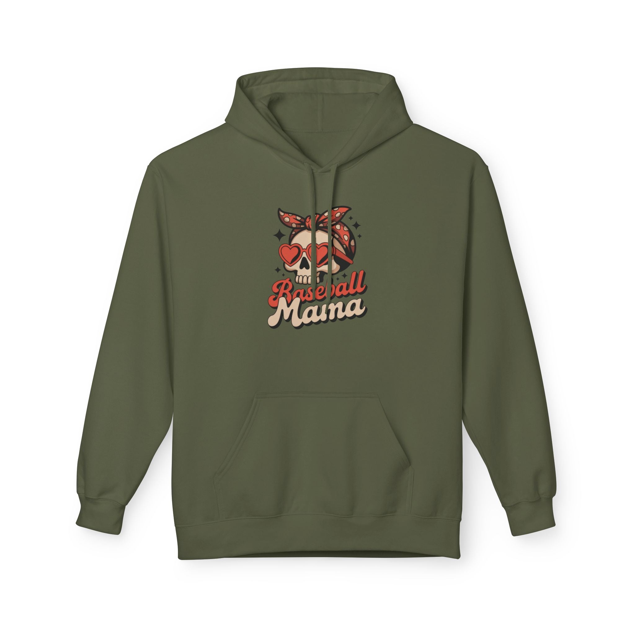 Skull MaMa Unisex Midweight Softstyle Fleece Hoodie