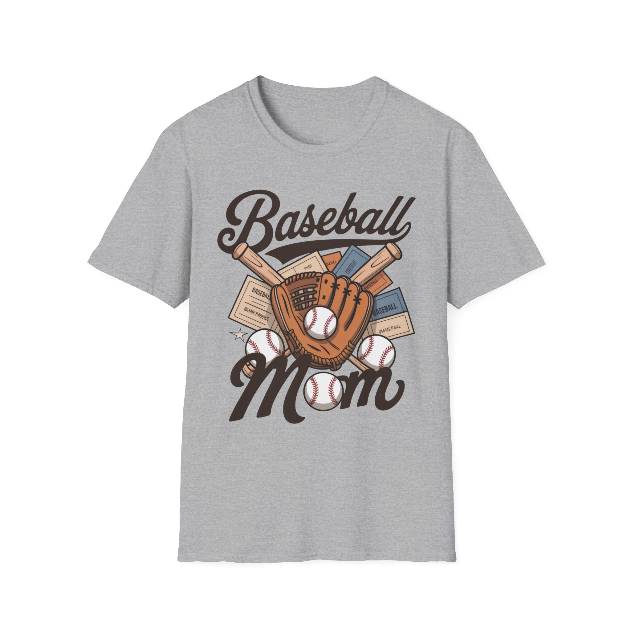 Reto Baseball Mom Unisex Softstyle T-Shirt