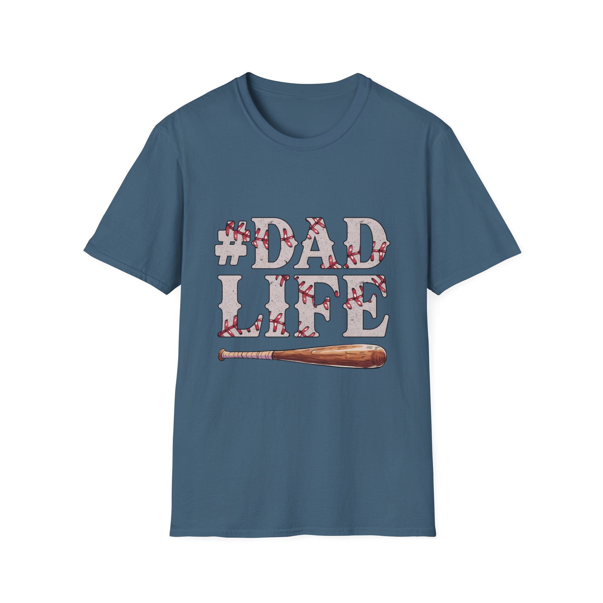 Dad Life Baseball Dad Unisex Softstyle T-Shirt