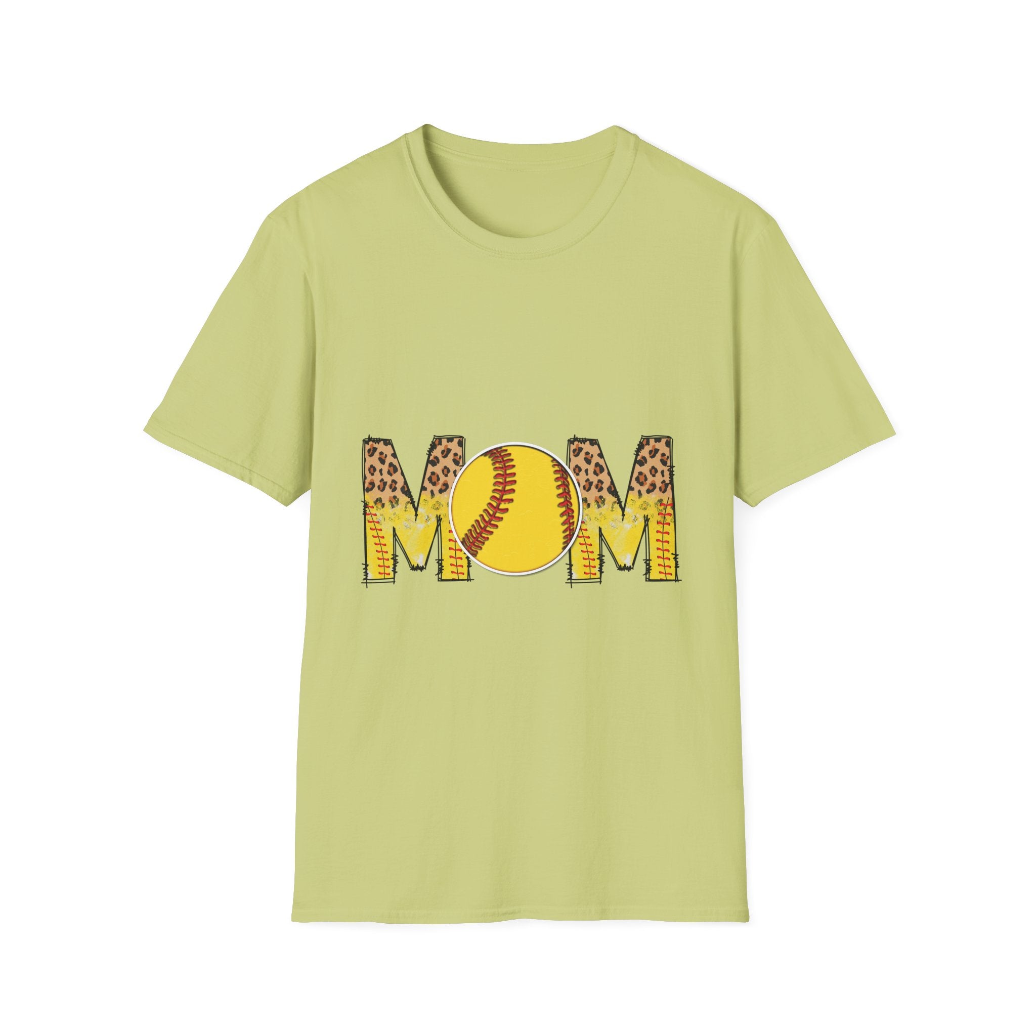 Softball Mom Unisex Softstyle T-Shirt