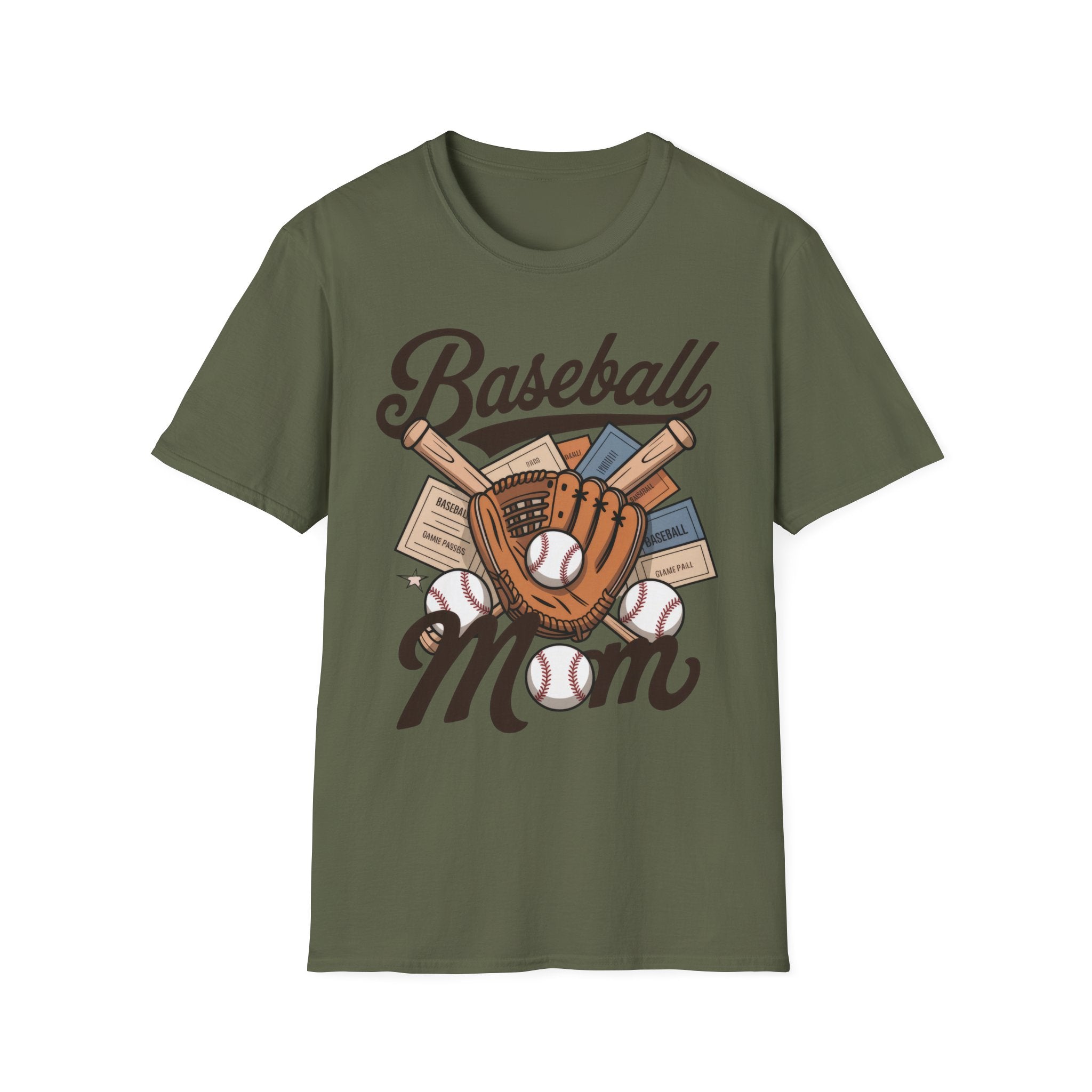 Reto Baseball Mom Unisex Softstyle T-Shirt