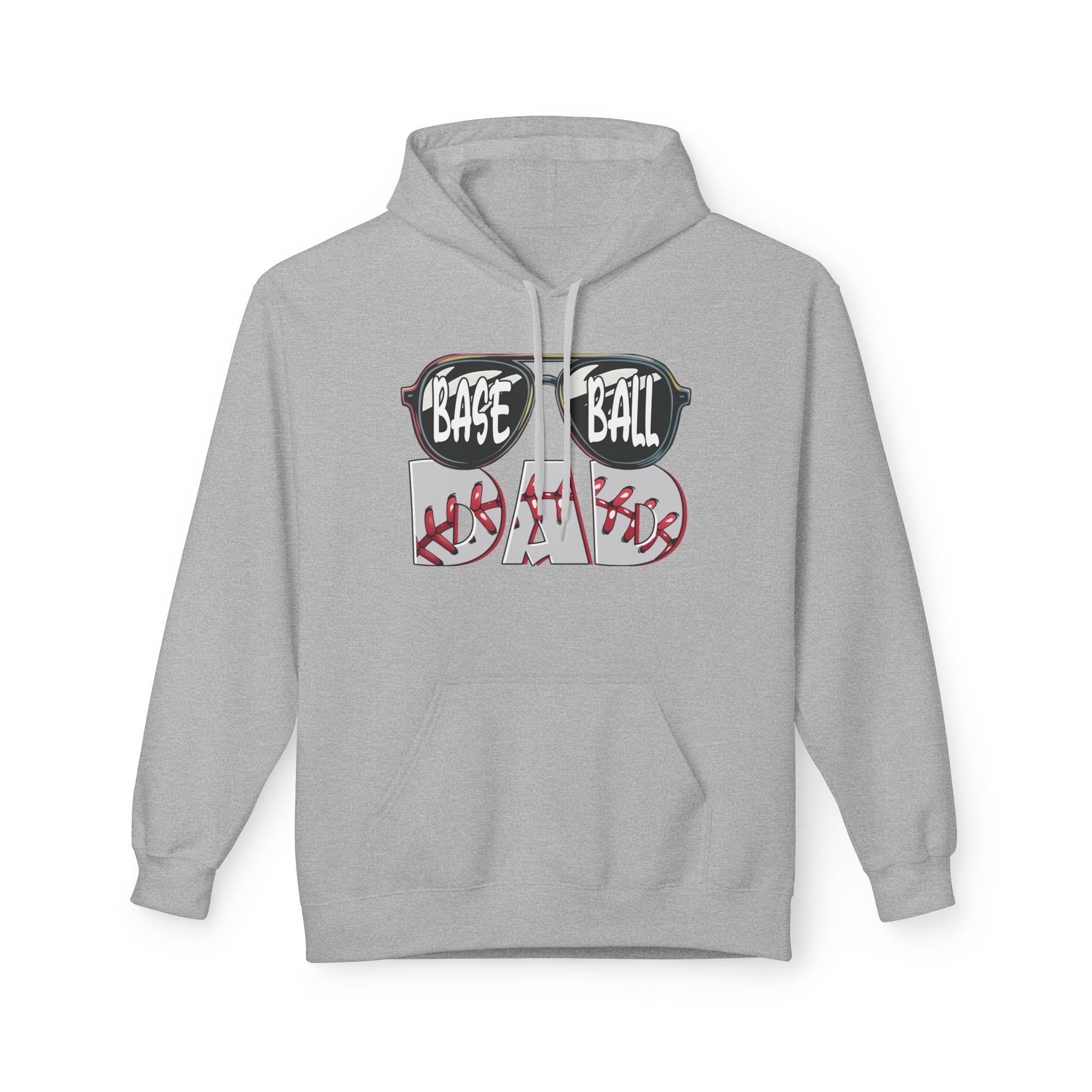 Cool Baseball Dad Unisex Midweight Softstyle Fleece Hoodie