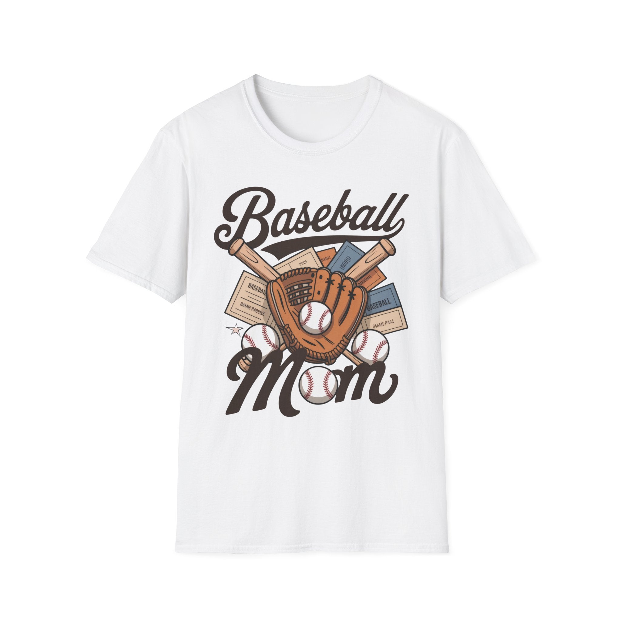Reto Baseball Mom Unisex Softstyle T-Shirt