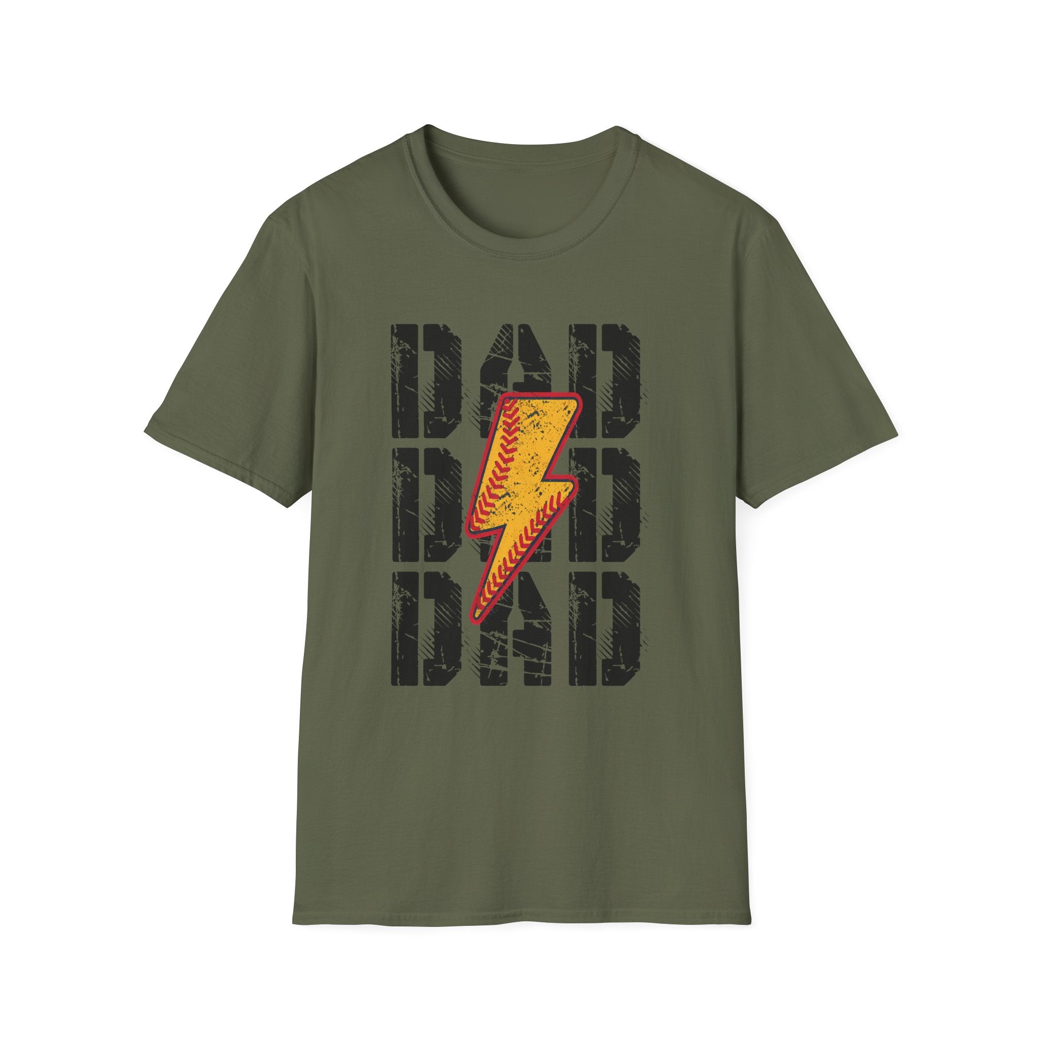 Softball Dad Unisex Soft Style T-Shirt