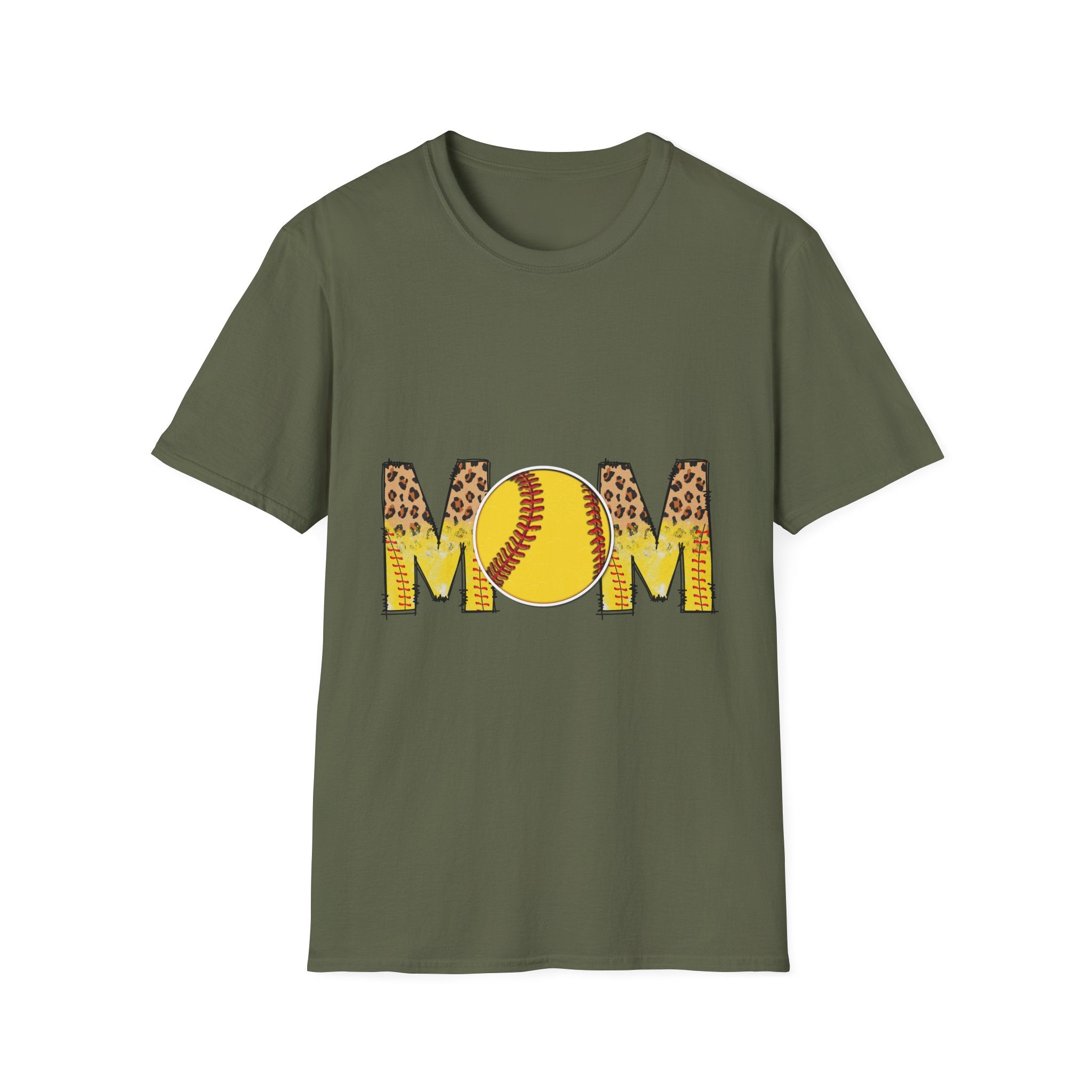 Softball Mom Unisex Softstyle T-Shirt