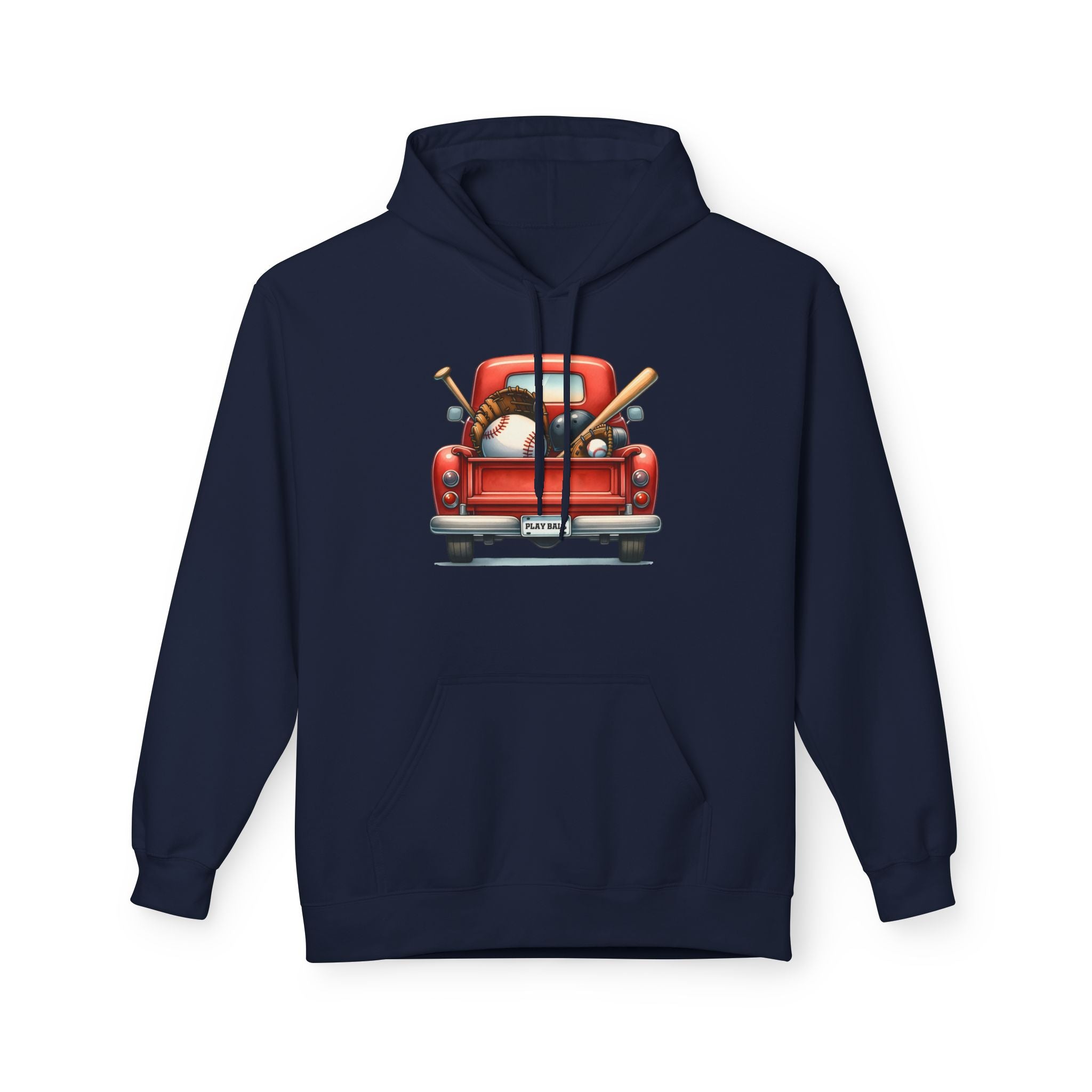 Baseball Truck Unisex Midweight Softstyle Fleece Hoodie