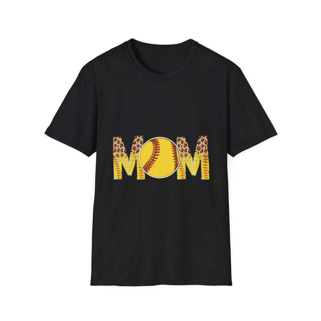 Softball Mom Unisex Softstyle T-Shirt