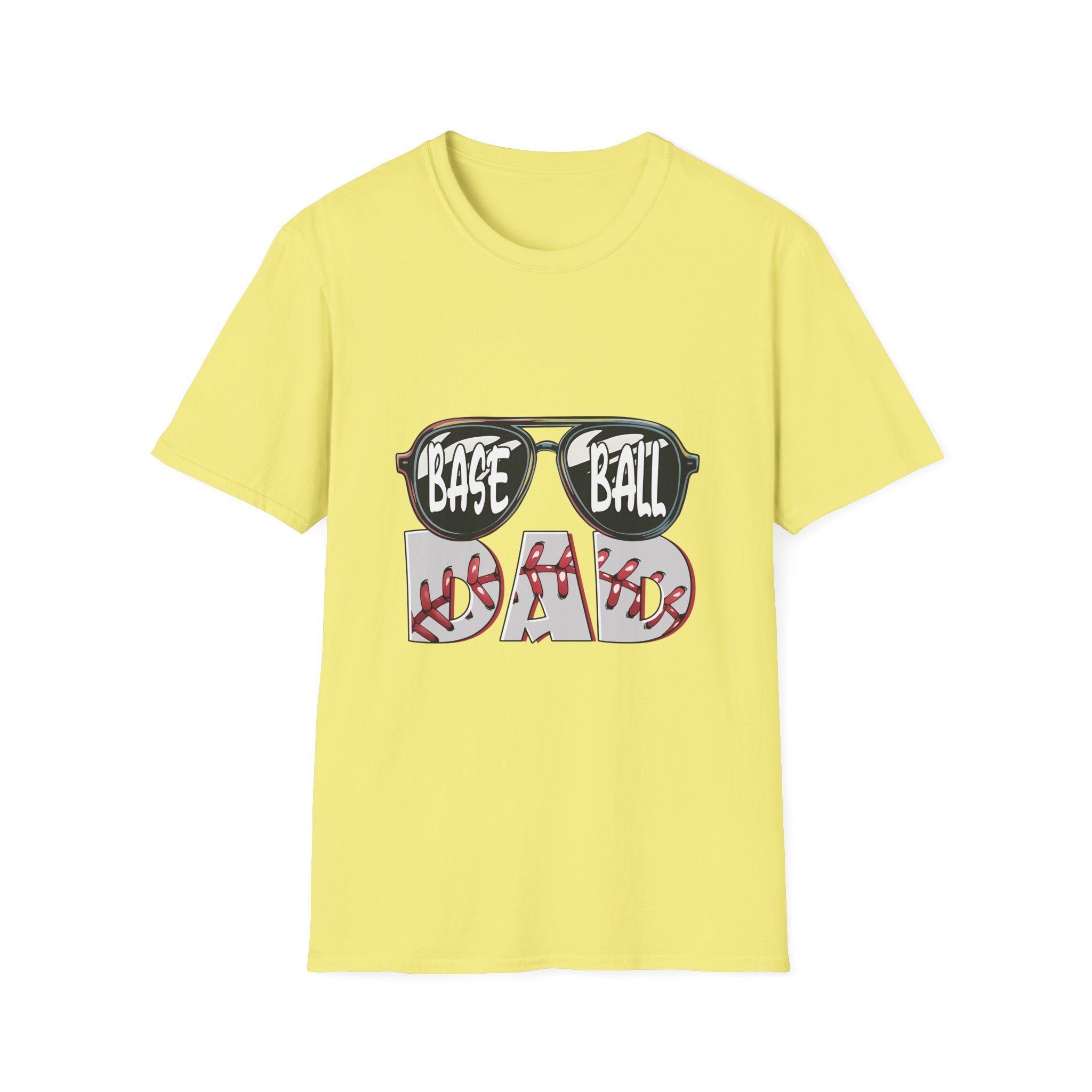 Cool Dad Baseball Dad Unisex Softstyle T-Shirt