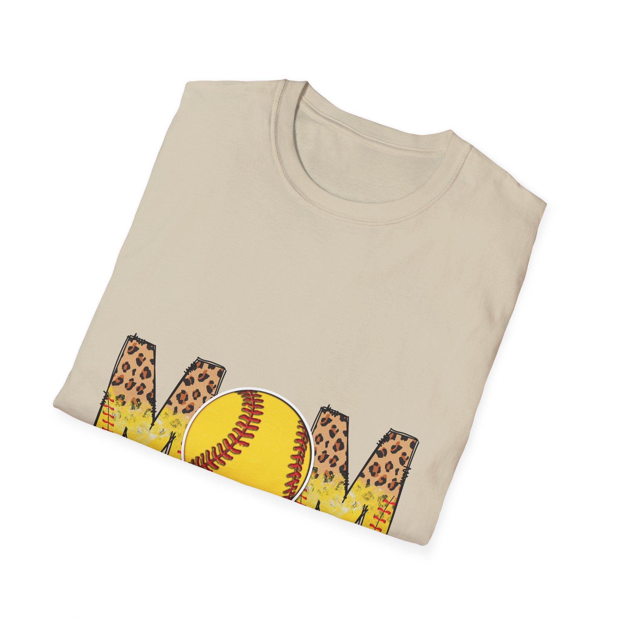 Softball Mom Unisex Softstyle T-Shirt