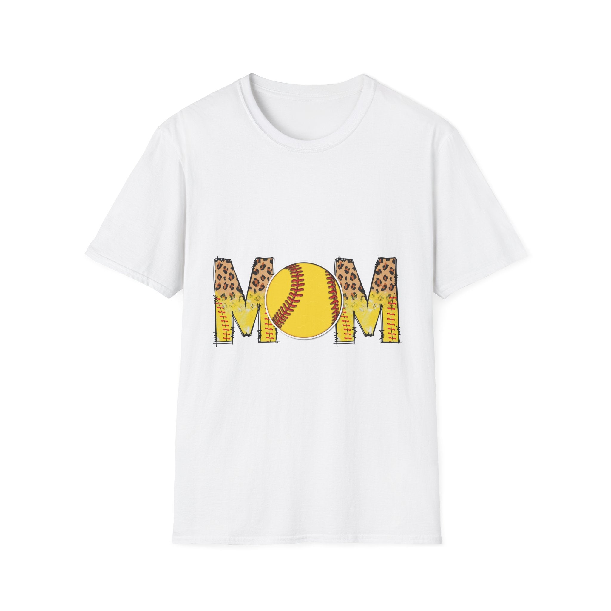 Softball Mom Unisex Softstyle T-Shirt