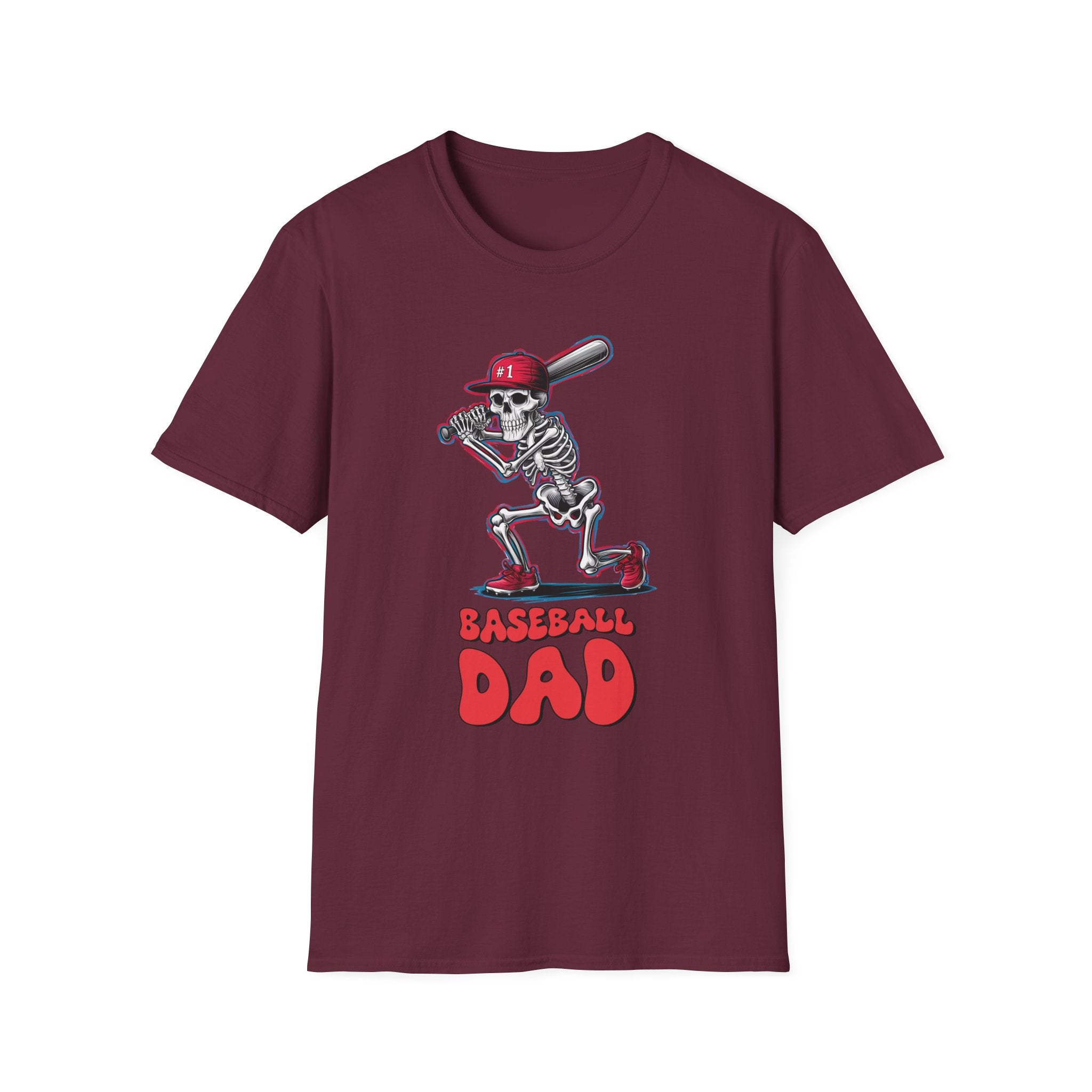 Skelly Baseball Dad Unisex Soft style T-Shirt